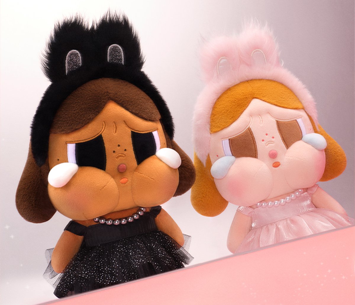 CRYBABY・SHINY SHINYぬいぐるみ(ペア) CRYBABY SHINY SHINY SERIES-Plush Doll (Black) - POP MART Official
