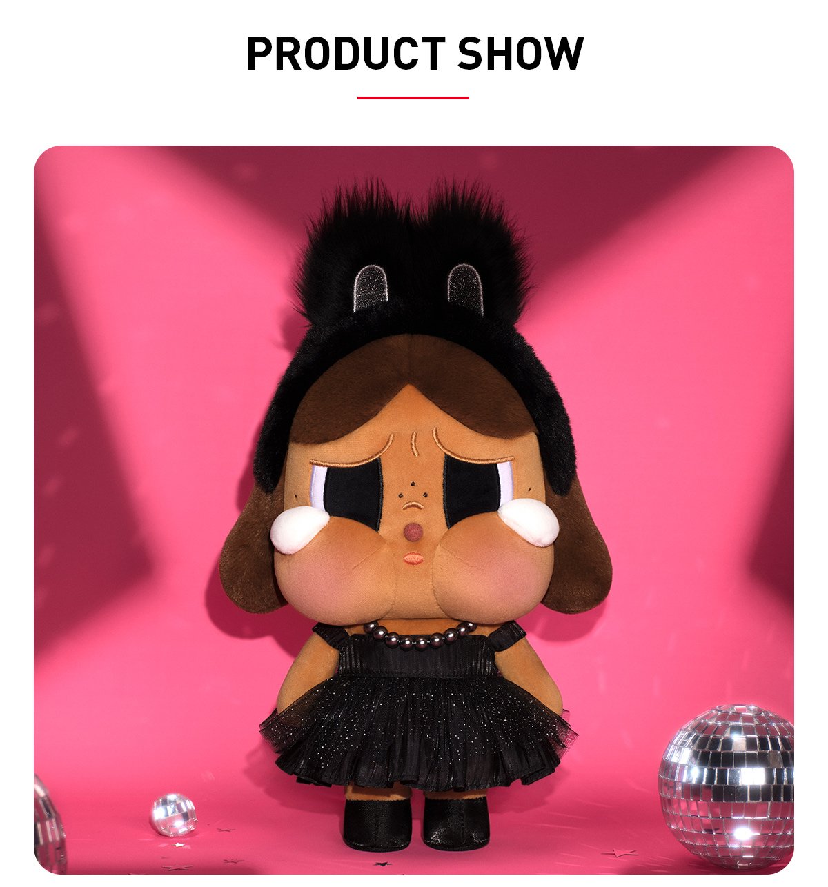 CRYBABY SHINY SHINY SERIES-Plush Doll (Black) | POP MART Official