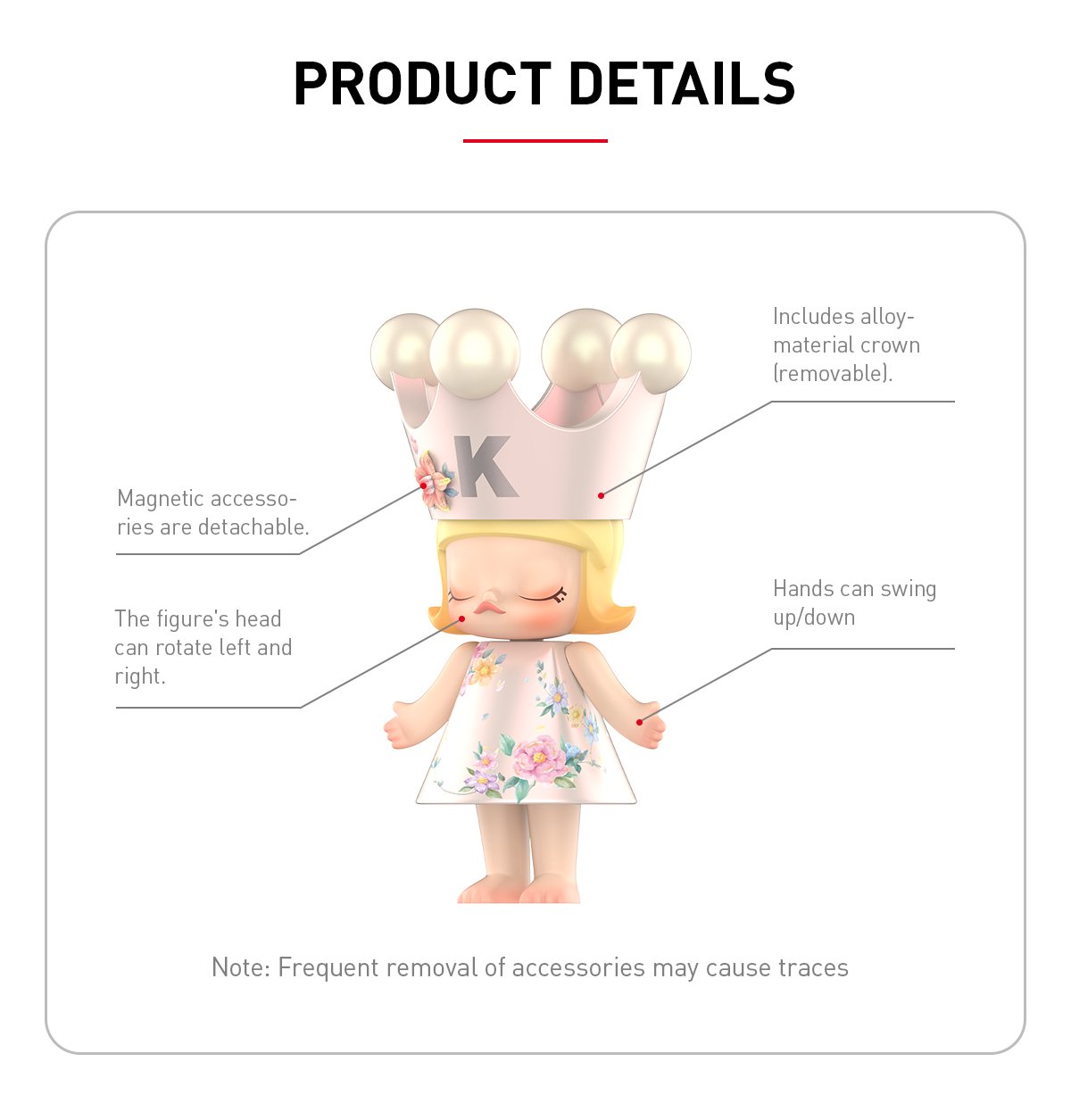 MEGA ROYAL MOLLY 400% - Velvet Flowers - POP MART Official