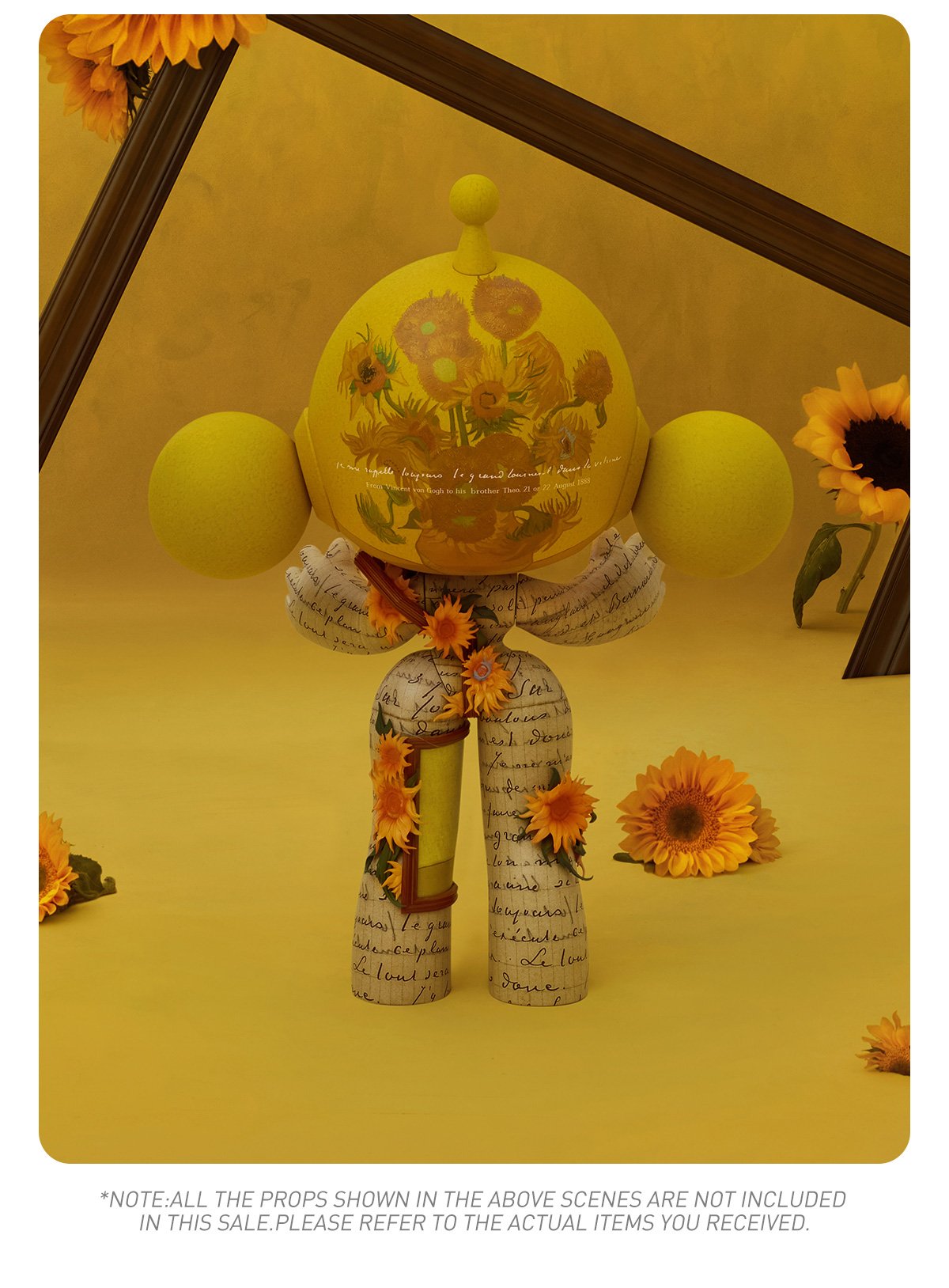 MEGA α SKULLPANDA 400% Van Gogh Museum Sunflowers - POP MART Official