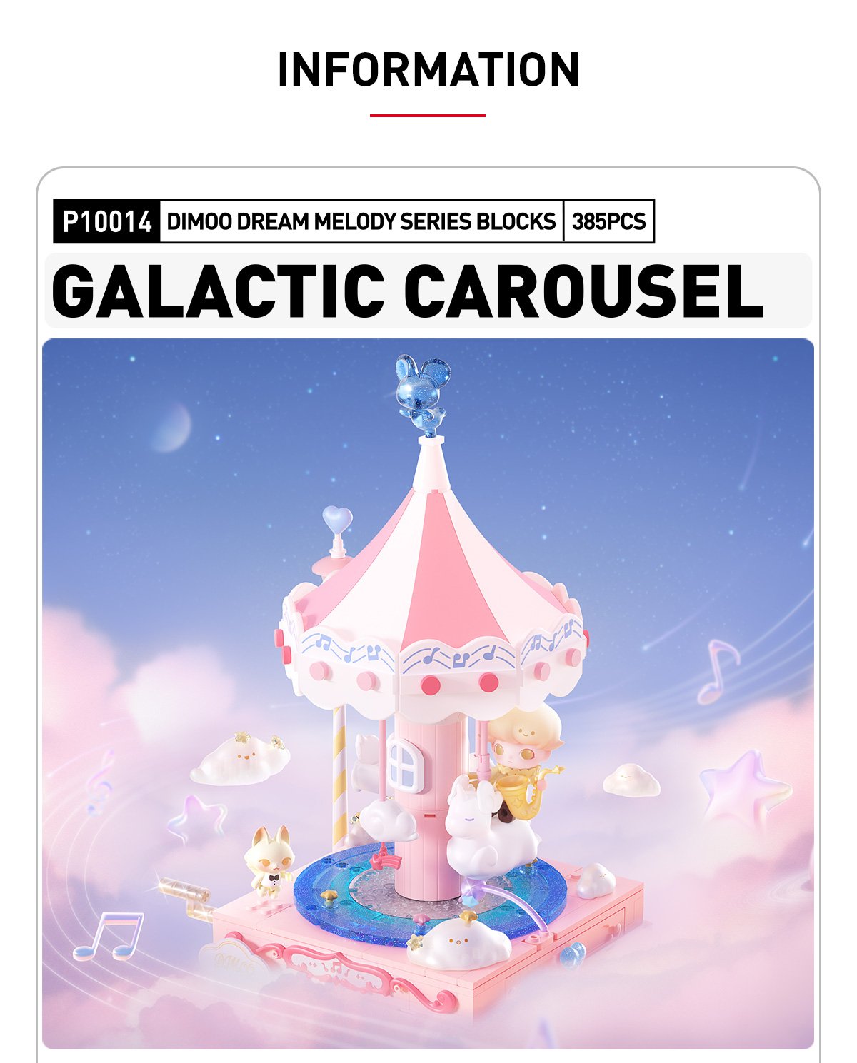 DIMOO Dream Melody Series Blocks | POP MART Official