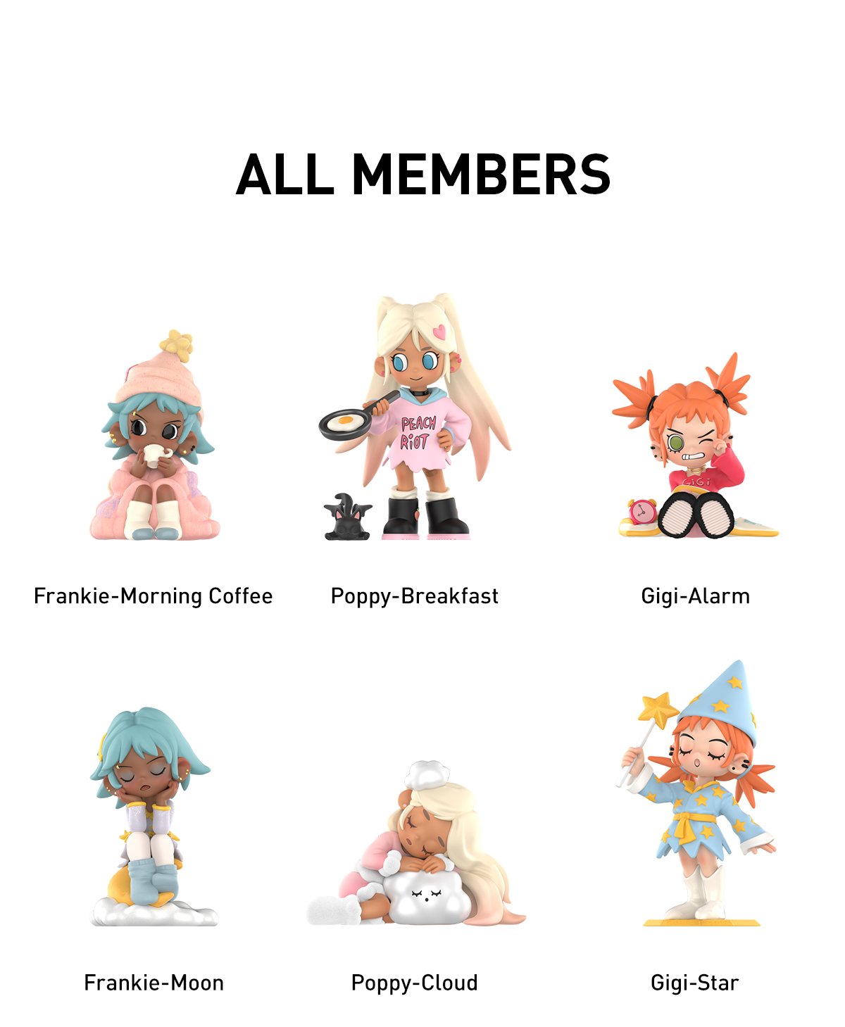 Lil Peach Riot Sleepover Series Figures | POP MART Official
