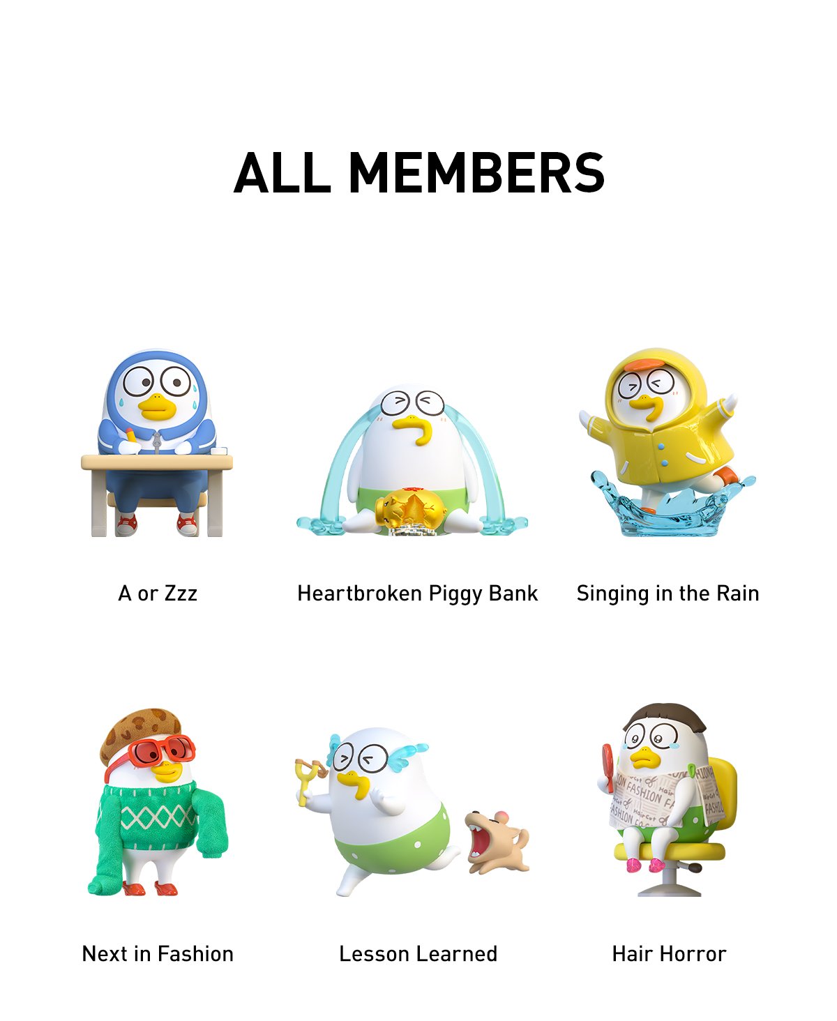 Duckyo Never Grows Up Series Figures - POP MART Official