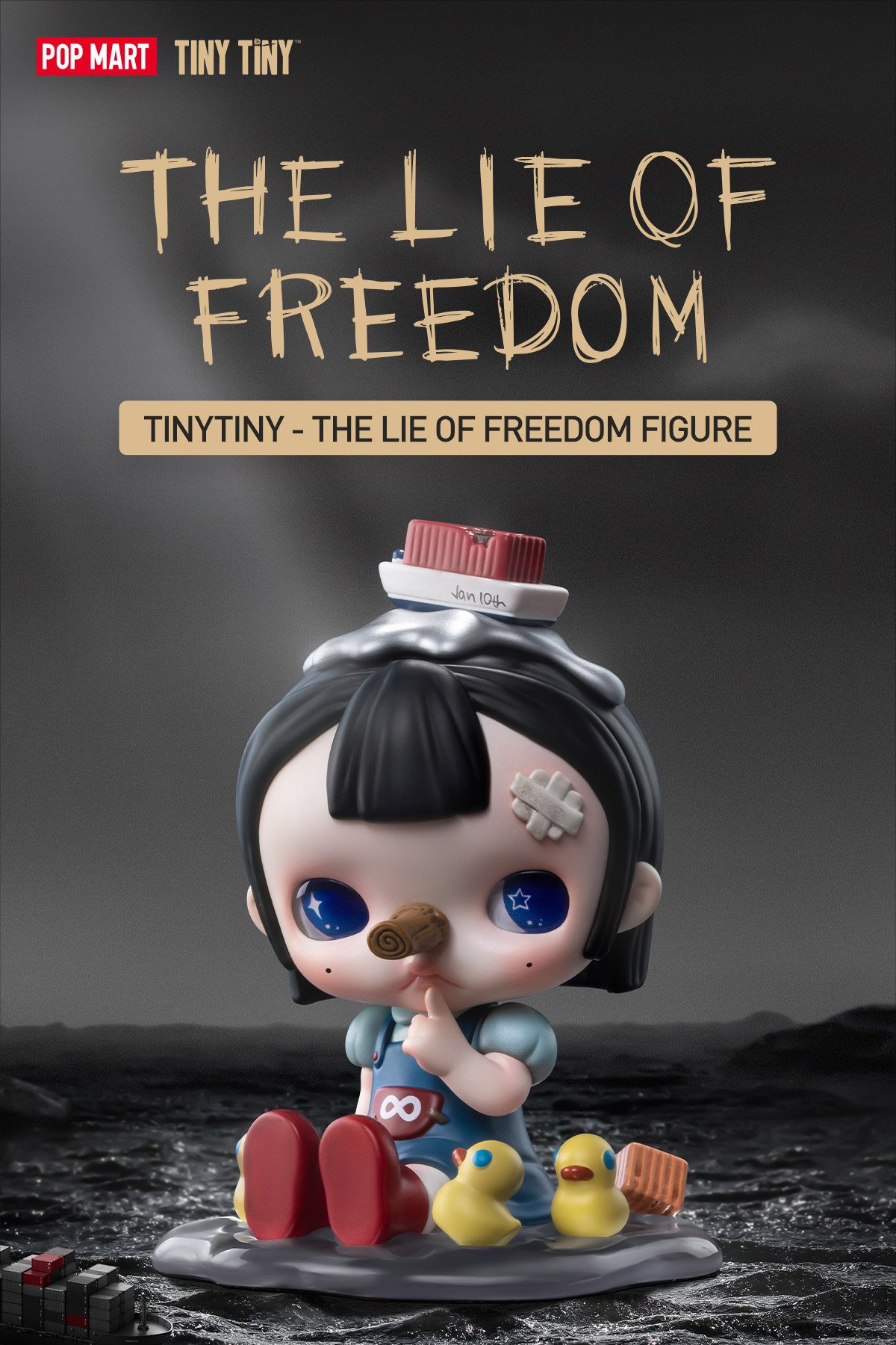 TINYTINY THE LIE OF FREEDOM FIGURE - POP MART Official