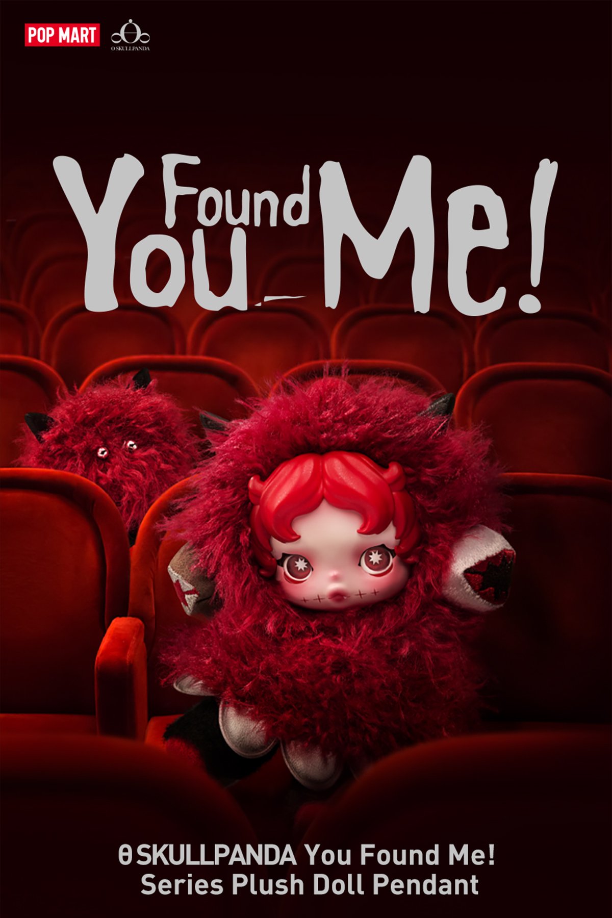 SKULLPANDA You Found Me! Series Plush Doll Pendant - POP MART Official