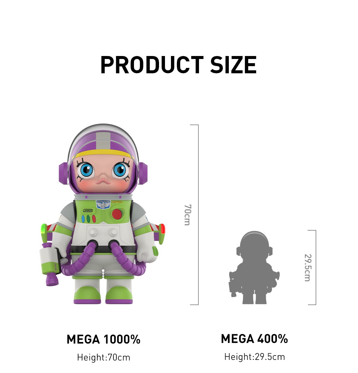 MEGA SPACE MOLLY 1000% BUZZ LIGHTYEAR - POP MART Official