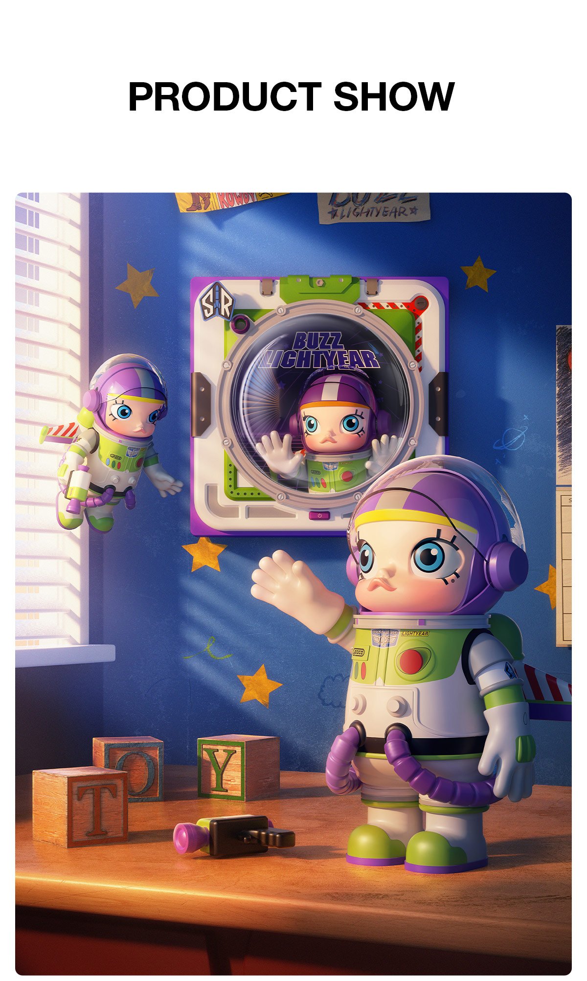 MEGA SPACE MOLLY 400% Buzz Lightyear - POP MART Official