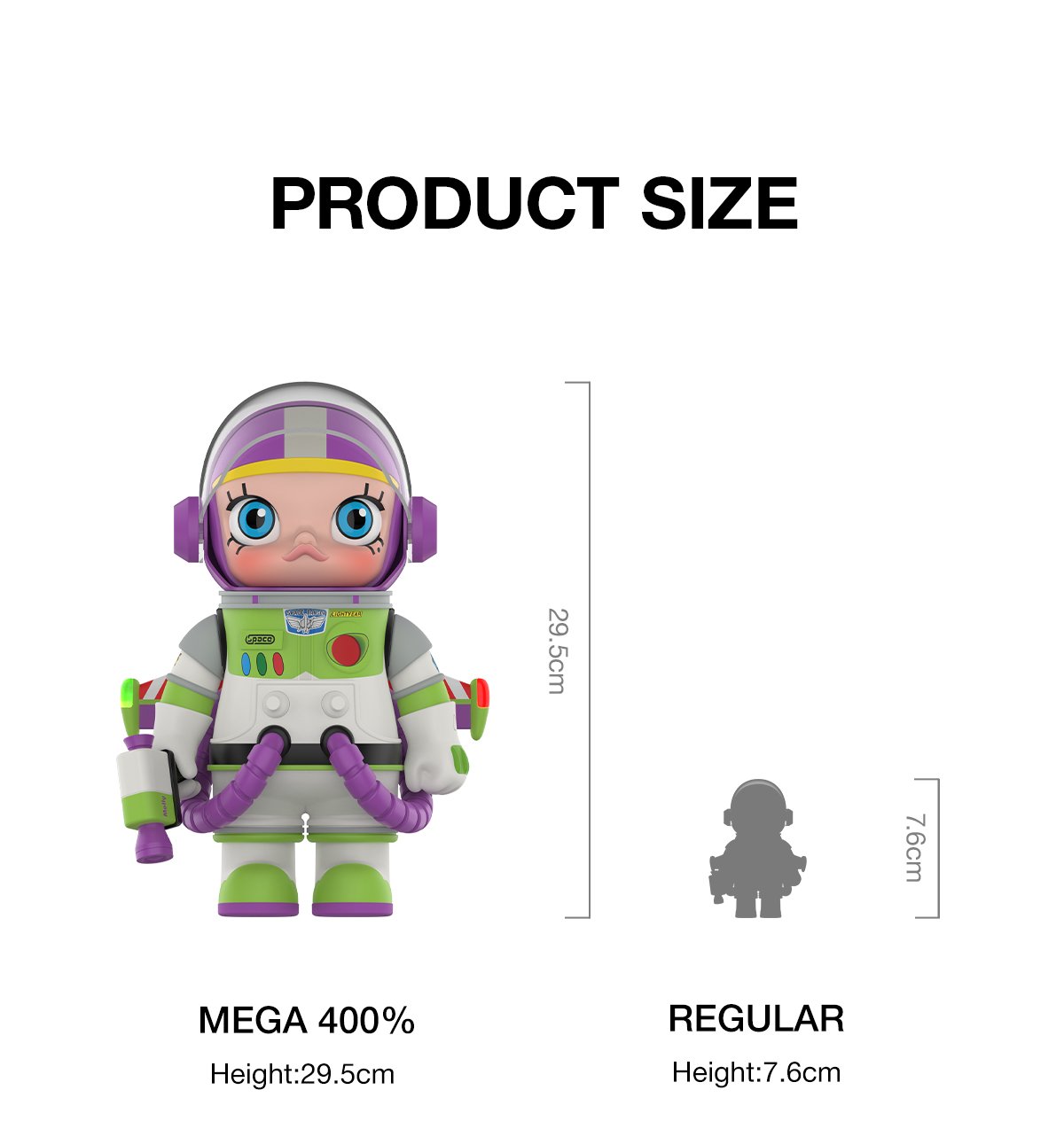 MEGA SPACE MOLLY 400% Buzz Lightyear - POP MART Official