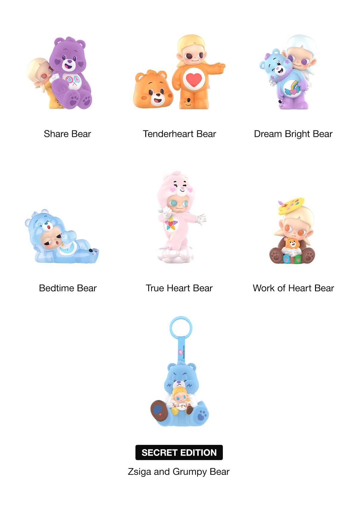 Zsiga × Care Bears Series Figures - POP MART Official