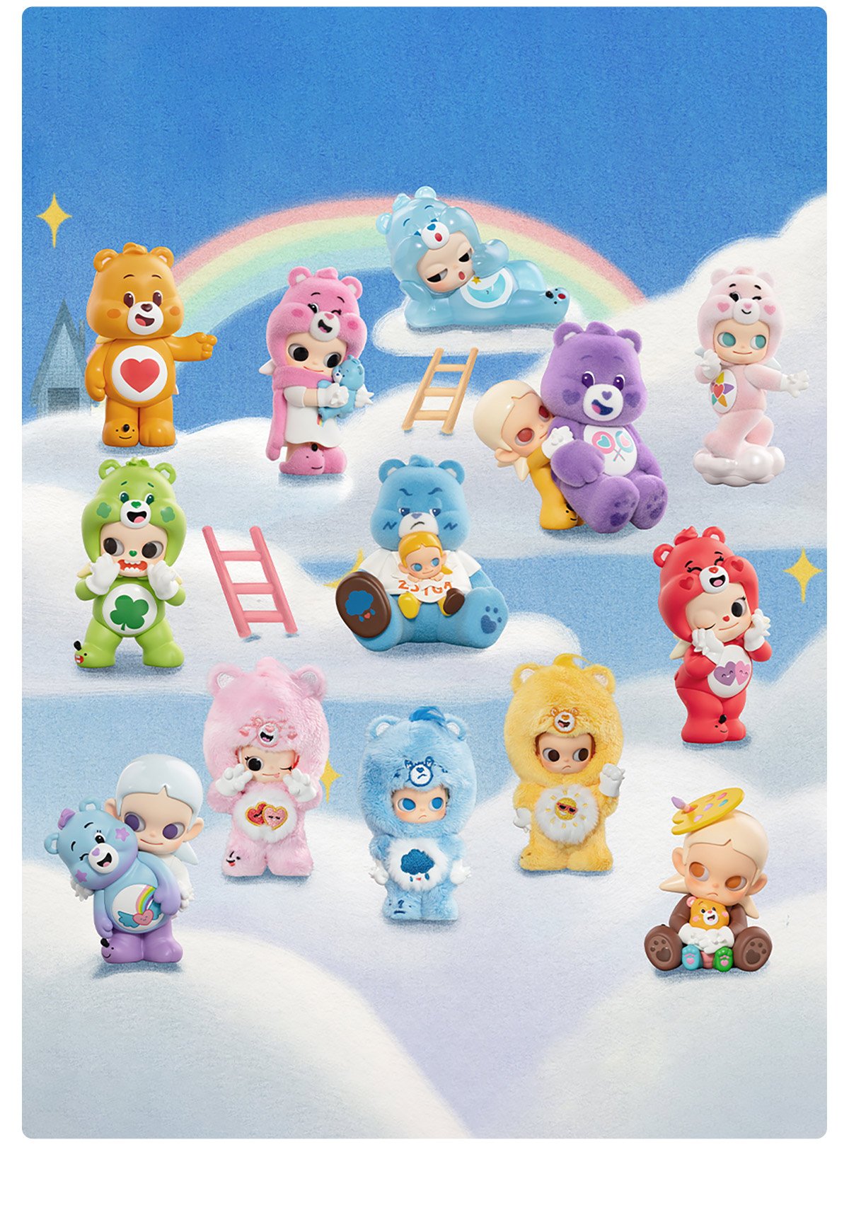 POPMART ジィシーガ　Zsiga×Carebears シリーズ Zsiga × Care Bears Series Figures - POP MART Official