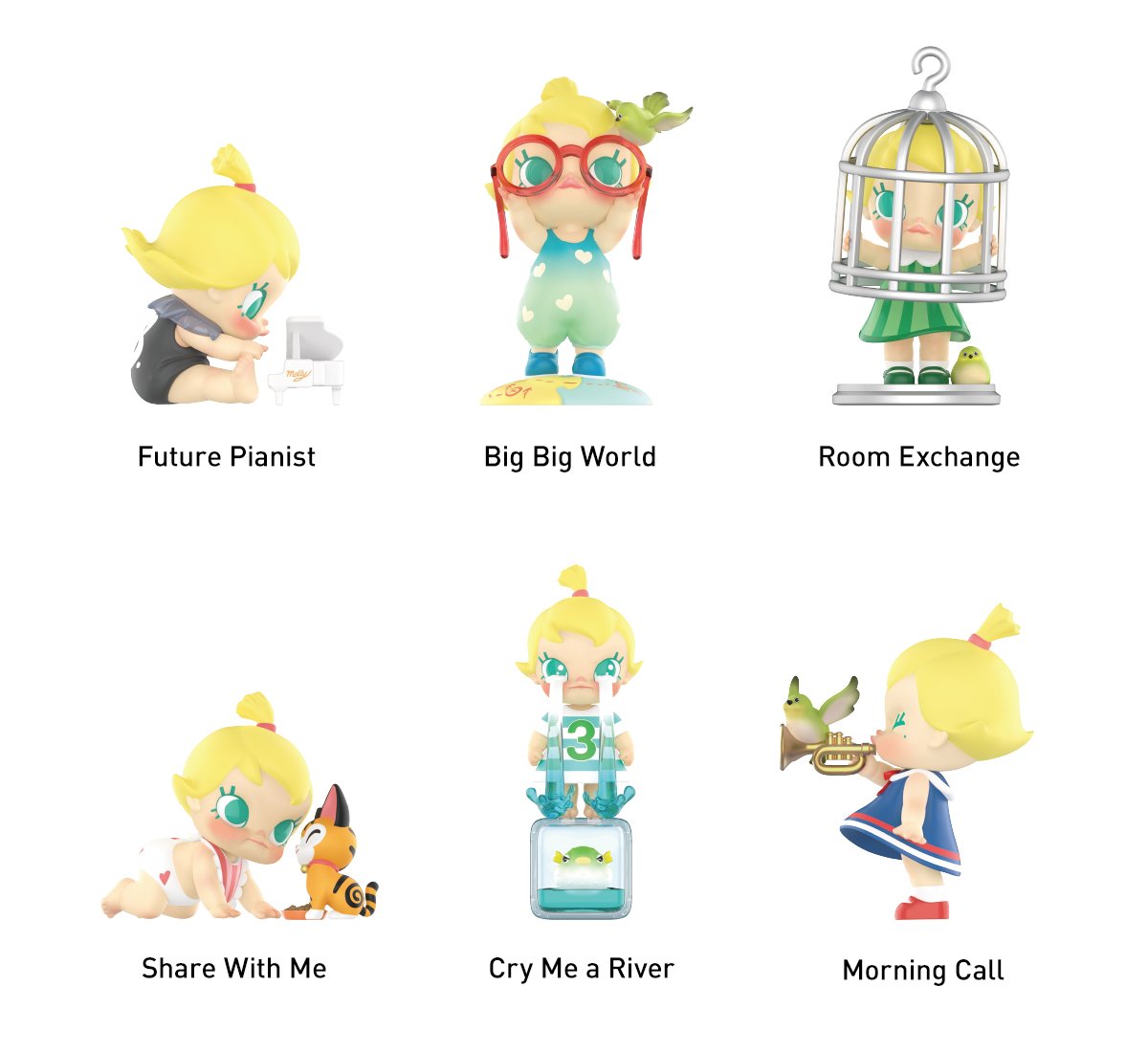 Baby Molly When I was Three！Series Figures - POP MART Official