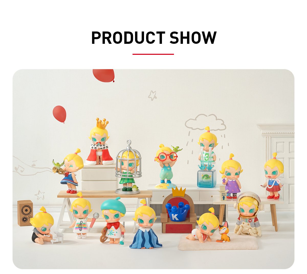 Baby Molly When I was Three！Series Figures - POP MART Official