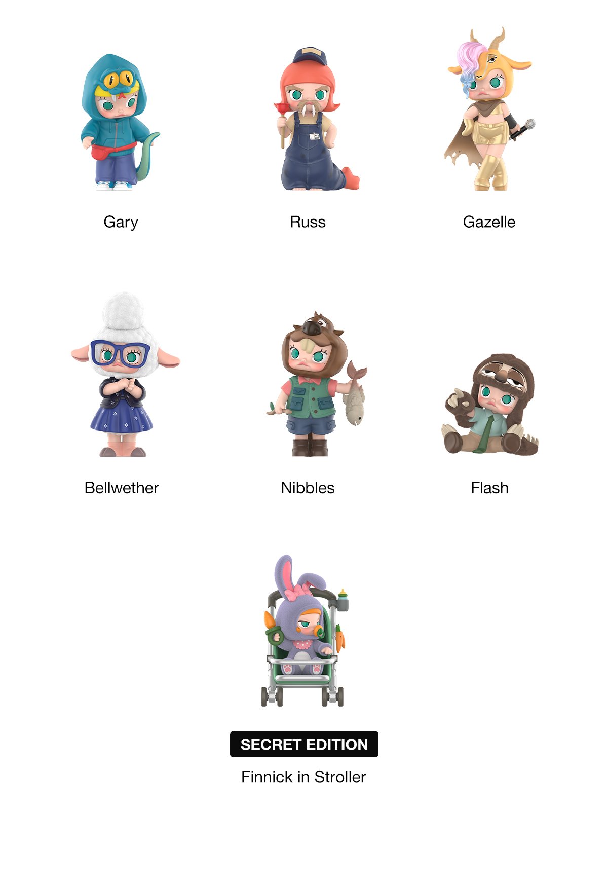 MOLLY × Zootopia Co-branded Series Figures | POP MART Official