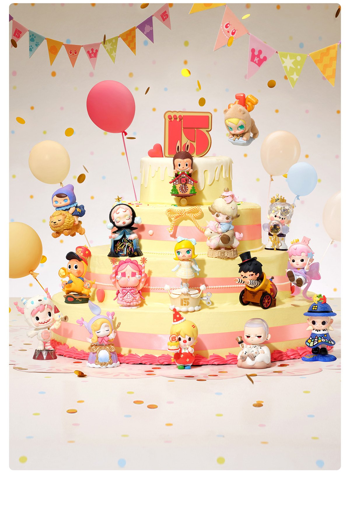 Celebrating the Moment POP MART 15th Anniversary Series Figures