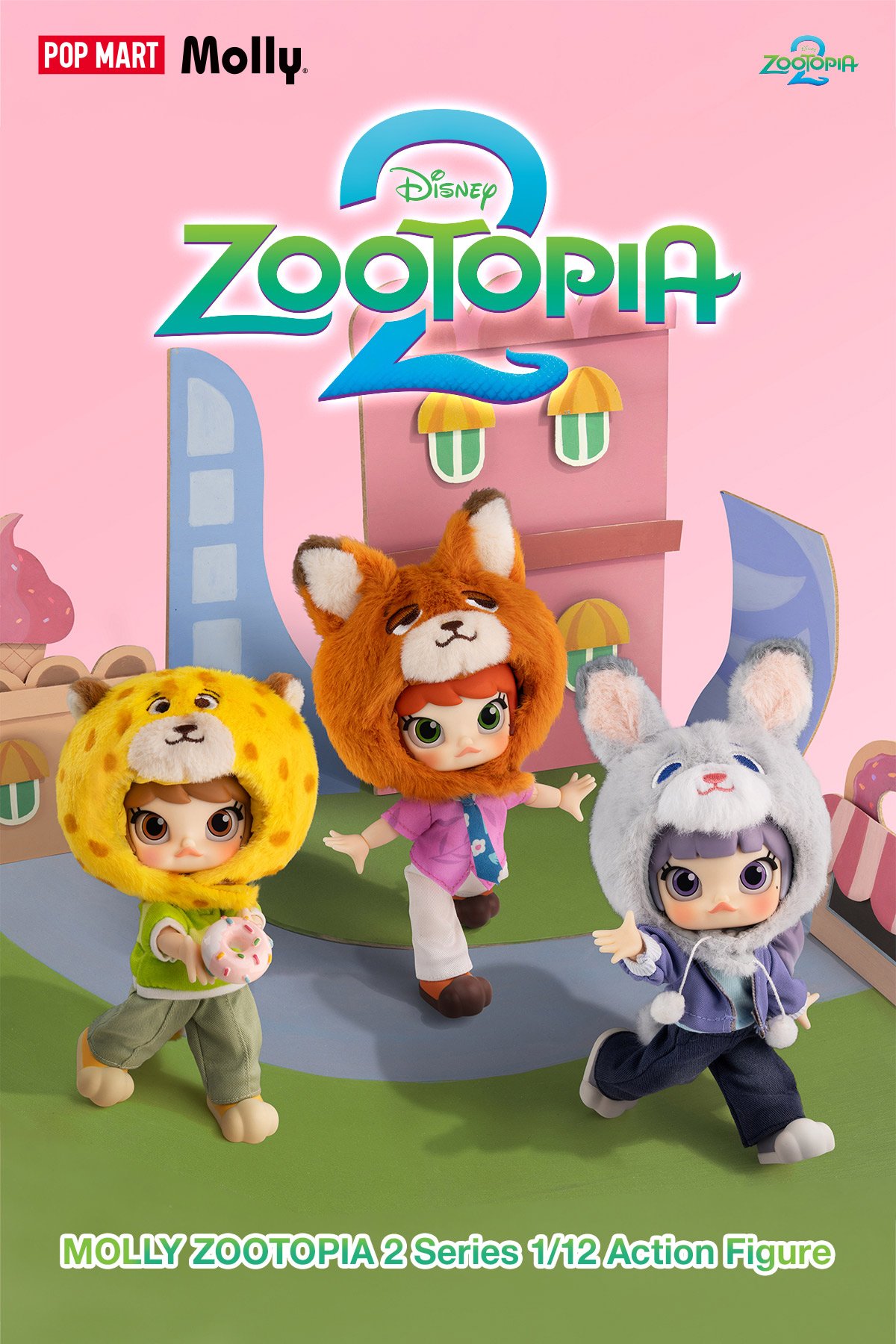 MOLLY ZOOTOPIA 2 Series 1/12 Action Figure - POP MART Official