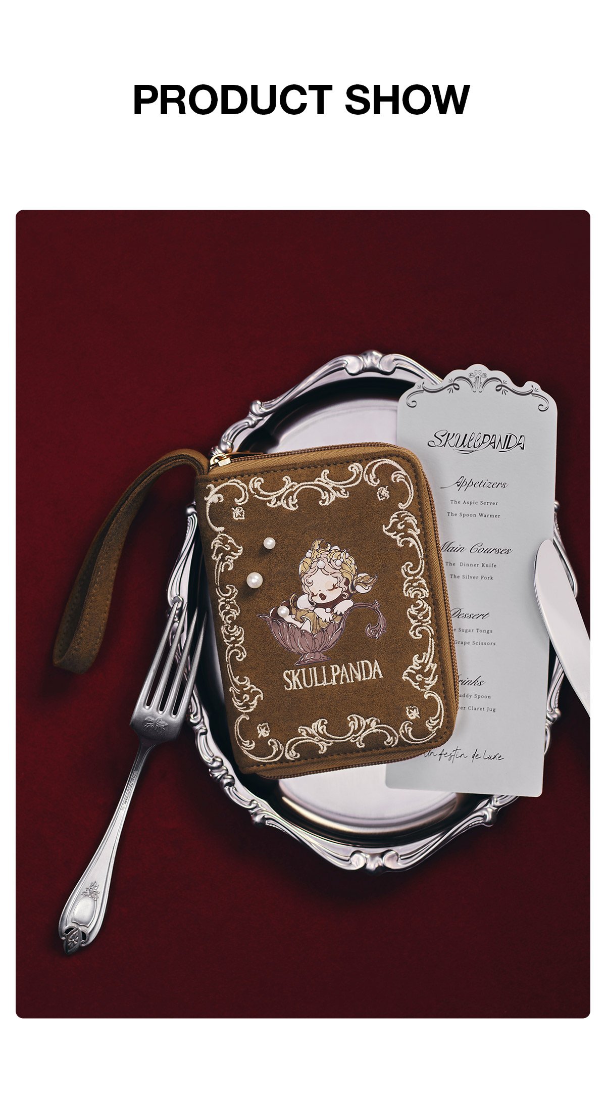 SKULLPANDA The Feast Begins Series Passport Cover - POP MART Official