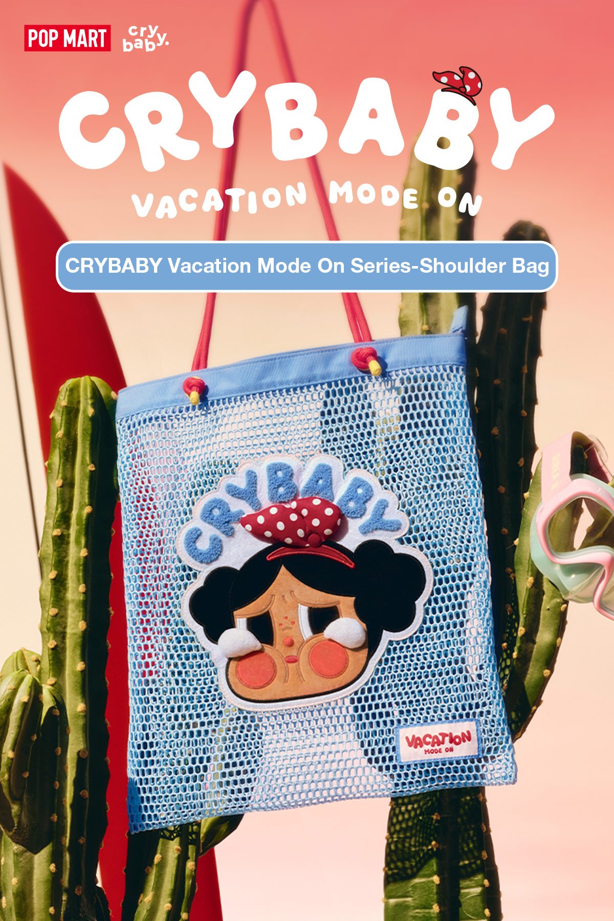 CRYBABY Vacation Mode On Series-Shoulder Bag - POP MART Official