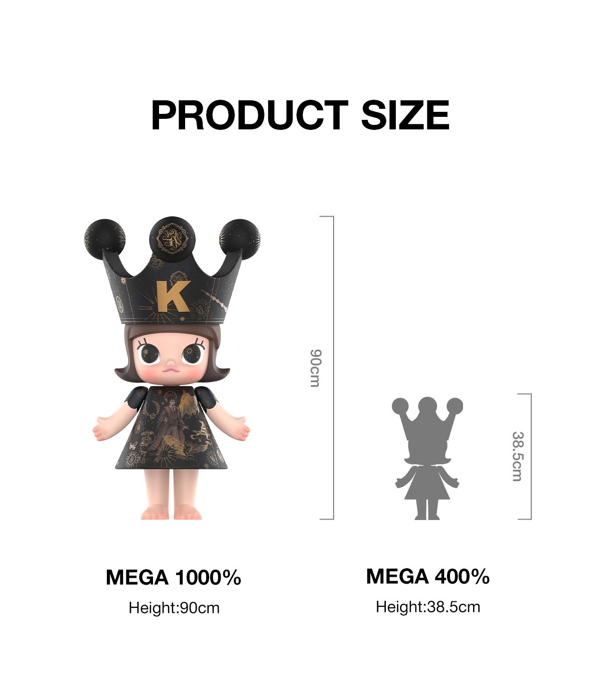 MEGA ROYAL MOLLY 1000% Harry Potter - POP MART Official