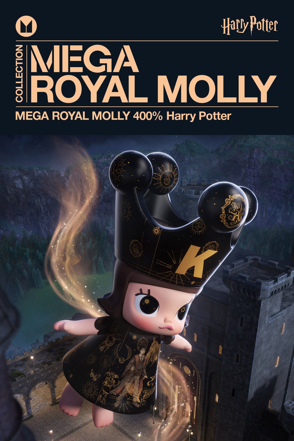 MEGA ROYAL MOLLY 400% Harry Potter - POP MART Official
