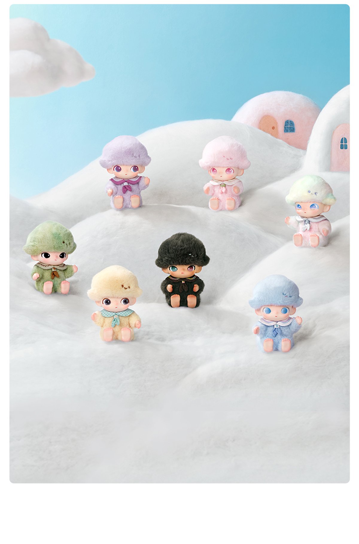 DIMOO Journal of New Lifeシリーズぬいぐるみペンダント DIMOO Journal of New Life Series-Vinyl Plush Pendant Blind Box