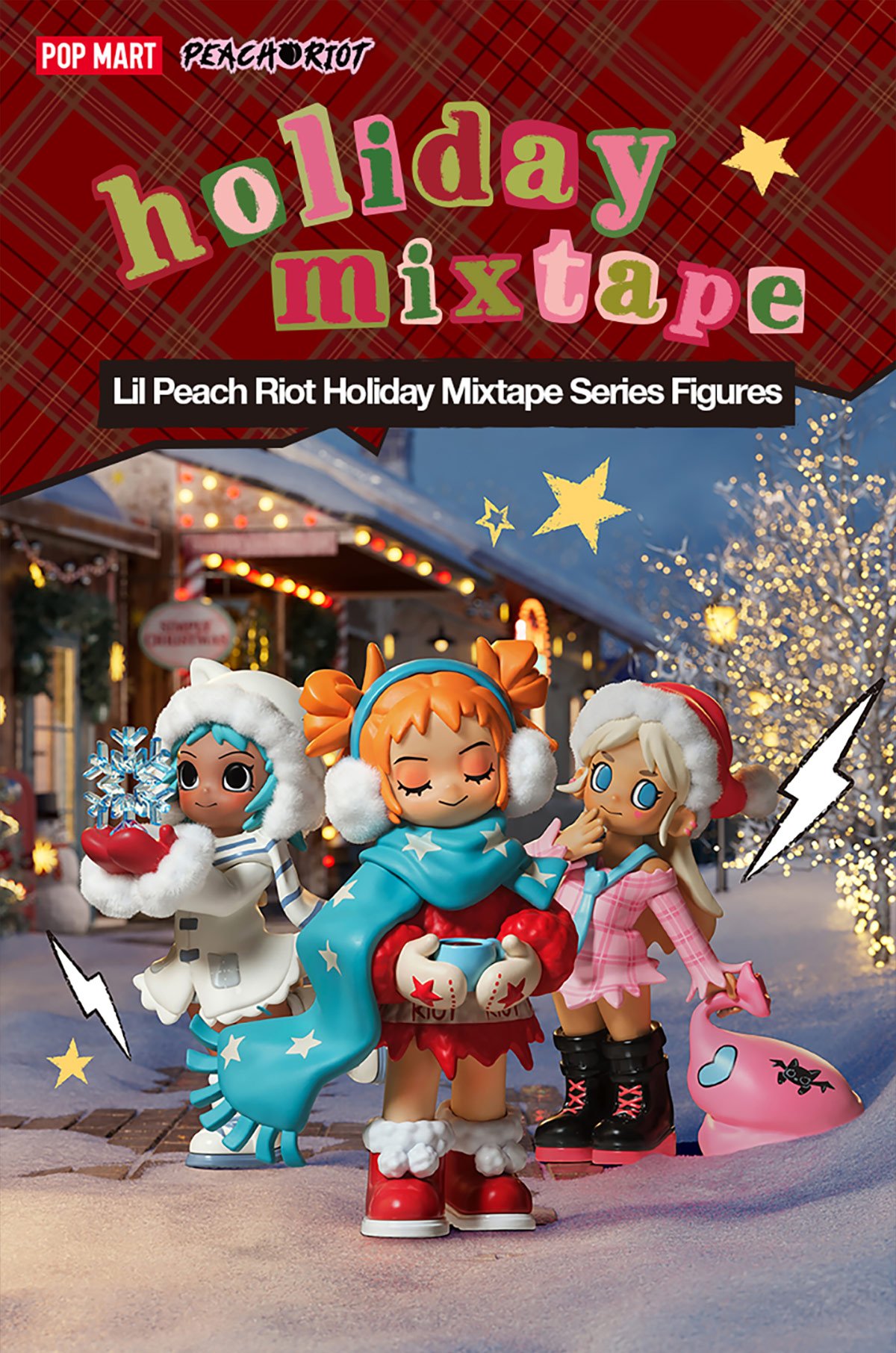 Lil Peach Riot Holiday Mixtape Series Figures - POP MART Official