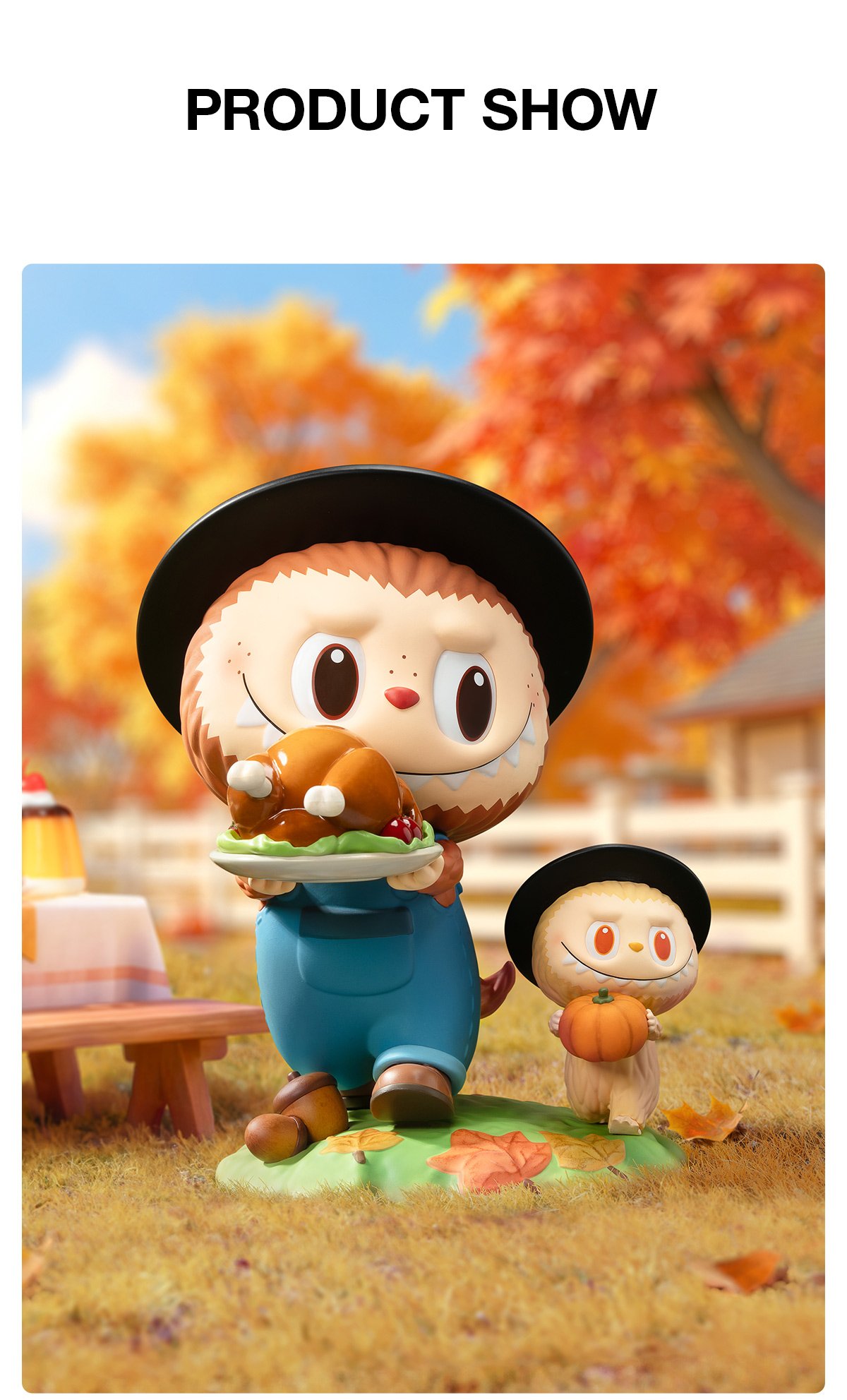 【限定版 新品未開封】popmart Thanksgiving ラブブ ジモモ THE MONSTERS Thanksgiving Figurine | POP MART Official