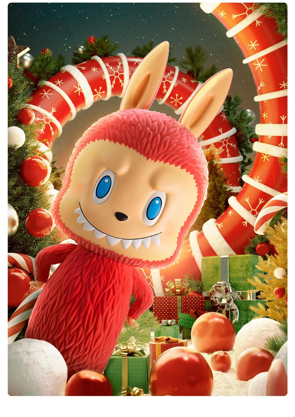 MEGA LABUBU TEC 1000％ Winter Holiday MEGA LABUBU TEC 1000% Winter Holiday | POP MART Official