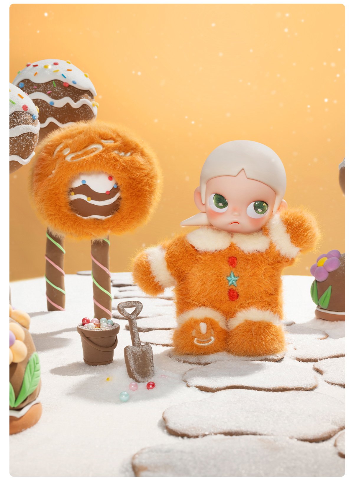 ぬいぐるみ Zsiga Gingerbread Man 1/8 Action Figure Zsiga Gingerbread Man 1/8 Action Figure - POP MART Official