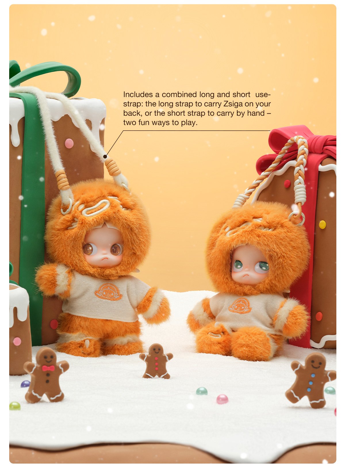 Zsiga Gingerbread Man 1/8 Action Figure - POP MART Official