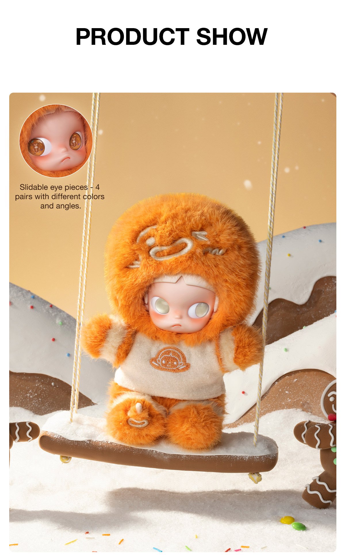 Zsiga Gingerbread Man 1/8 Action Figure - POP MART Official
