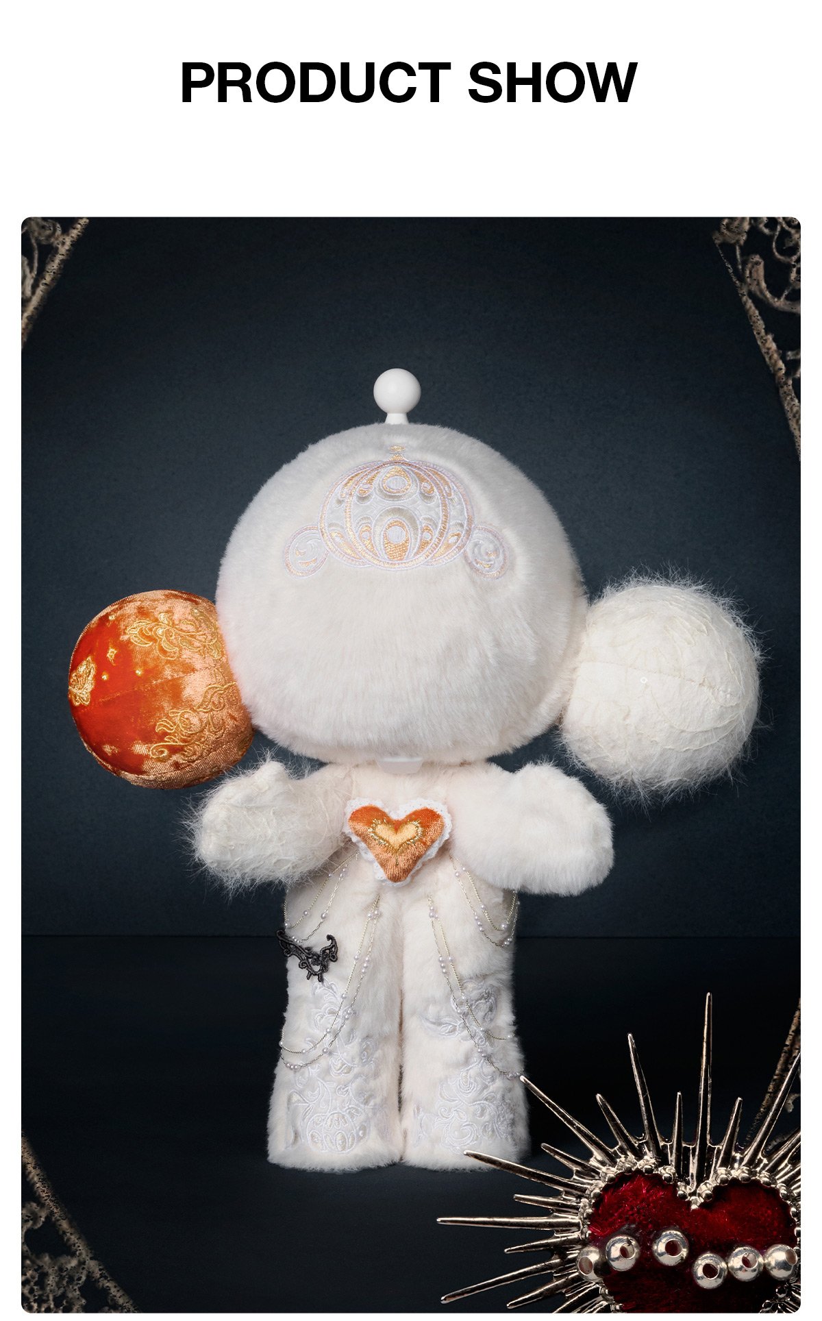 MEGA α SKULLPANDA 400% White Moon - POP MART Official