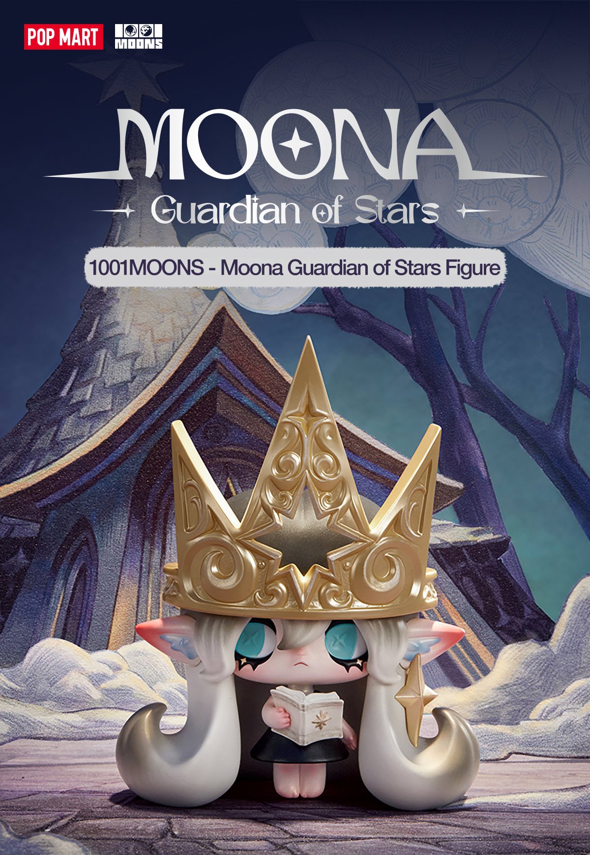 1001MOONS - Moona Guardian of Stars Figure - POP MART Official