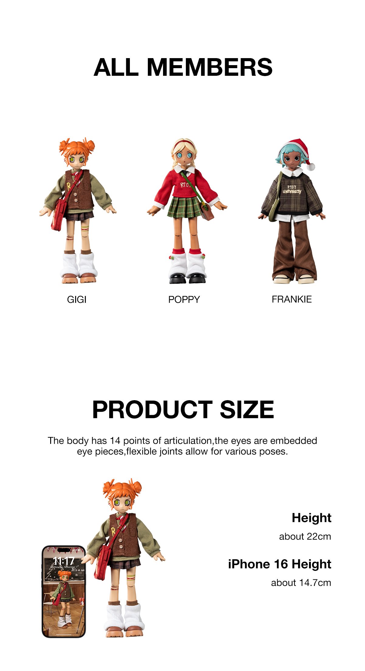 Peach Riot Winter Break OOTD Series 1/8 Action Figure | POP MART
