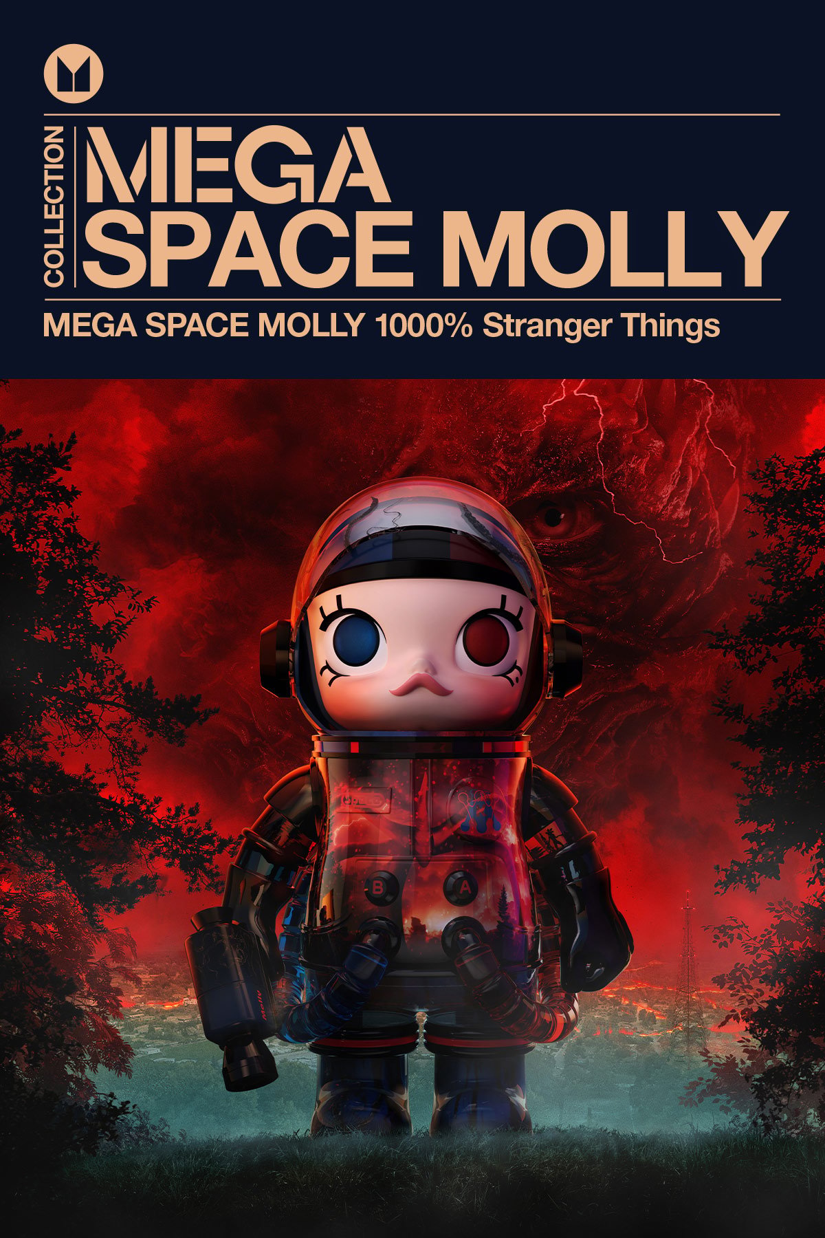 MEGA SPACE MOLLY 1000% Stranger Things - POP MART Official