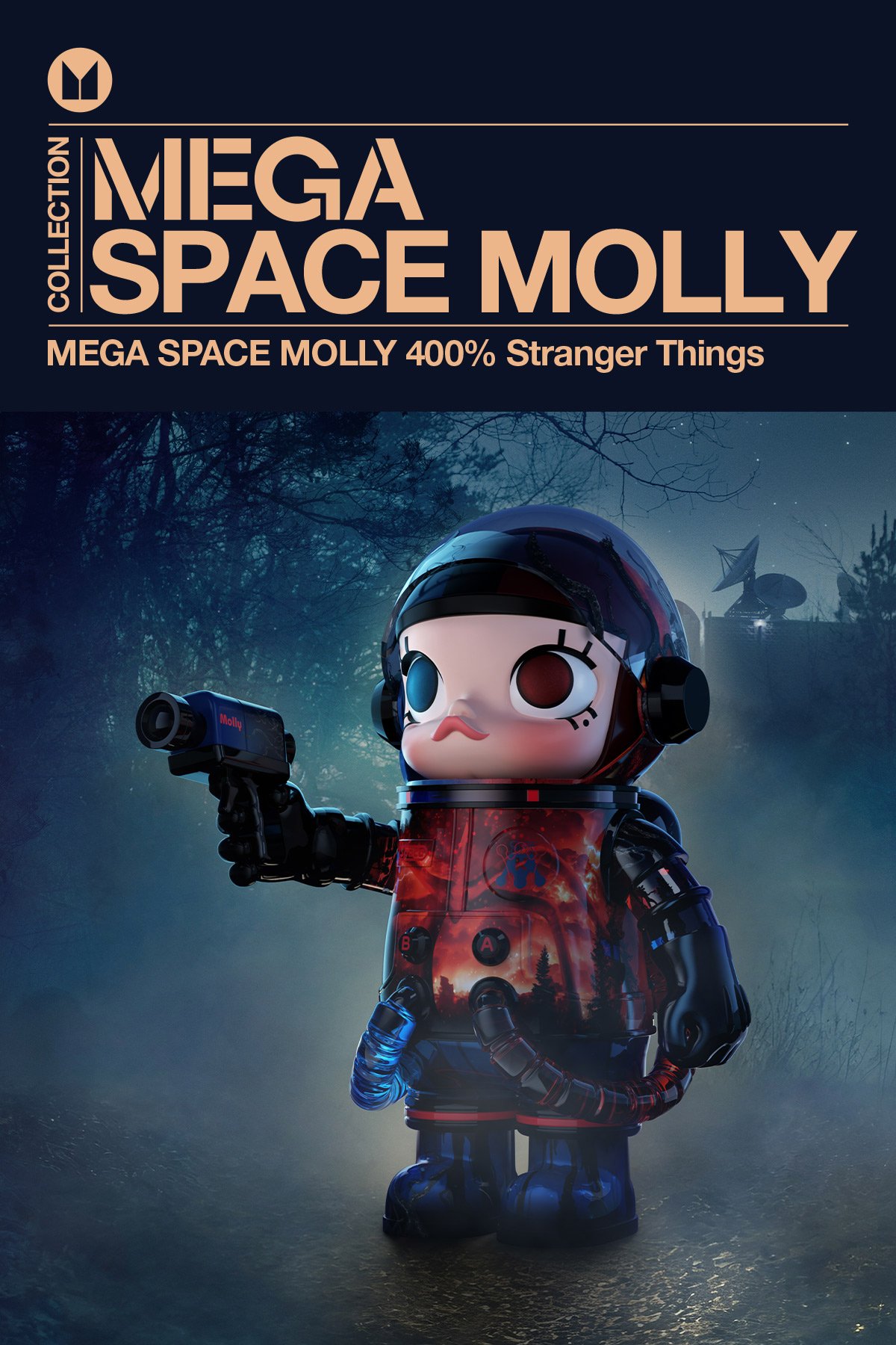 MEGA SPACE MOLLY 400% Stranger Things - POP MART Official
