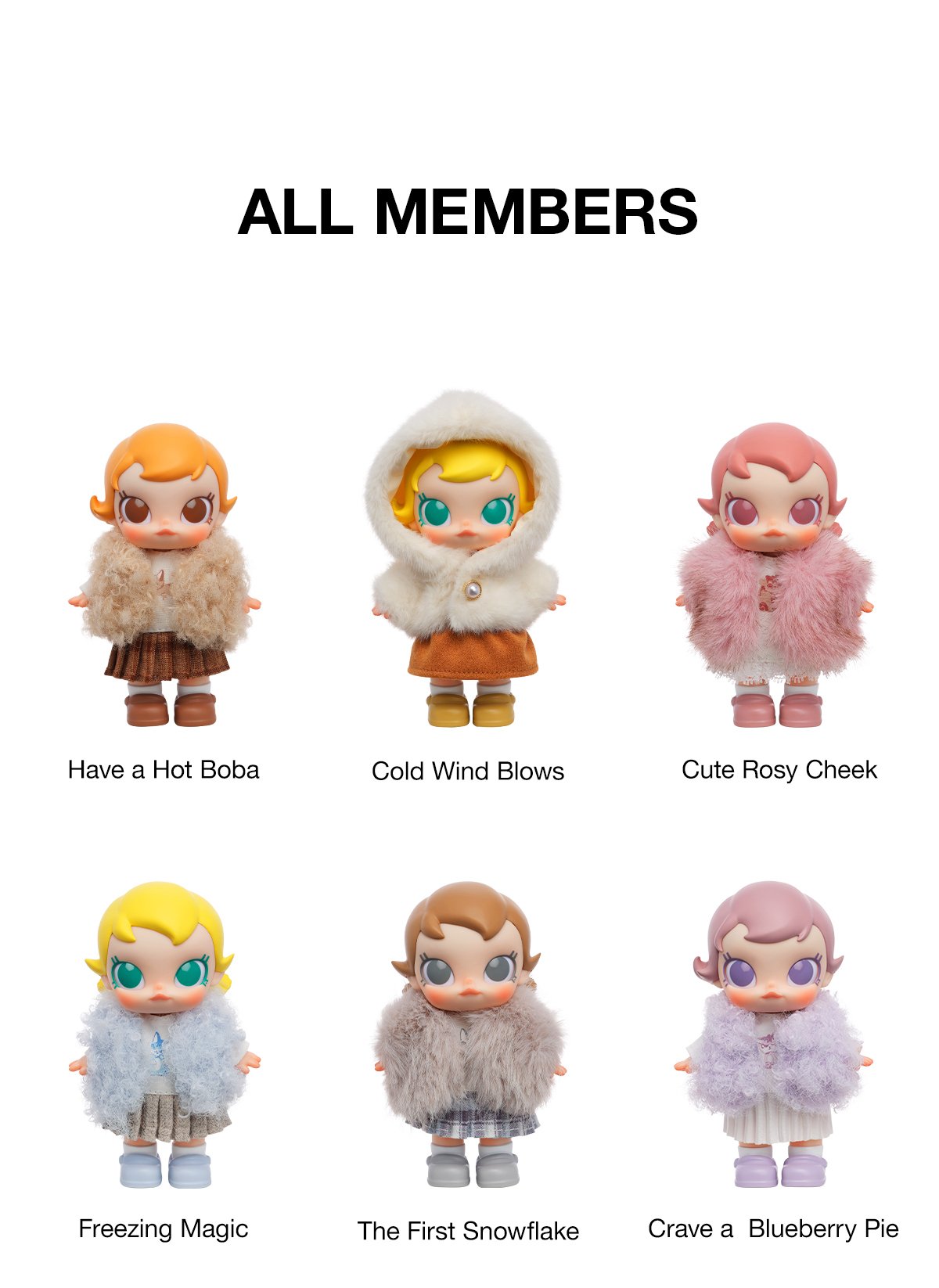 Baby Molly Winter Fit Check シリーズ Baby Molly Winter Fit Check Series-Vinyl Plush Pendant Blind Box