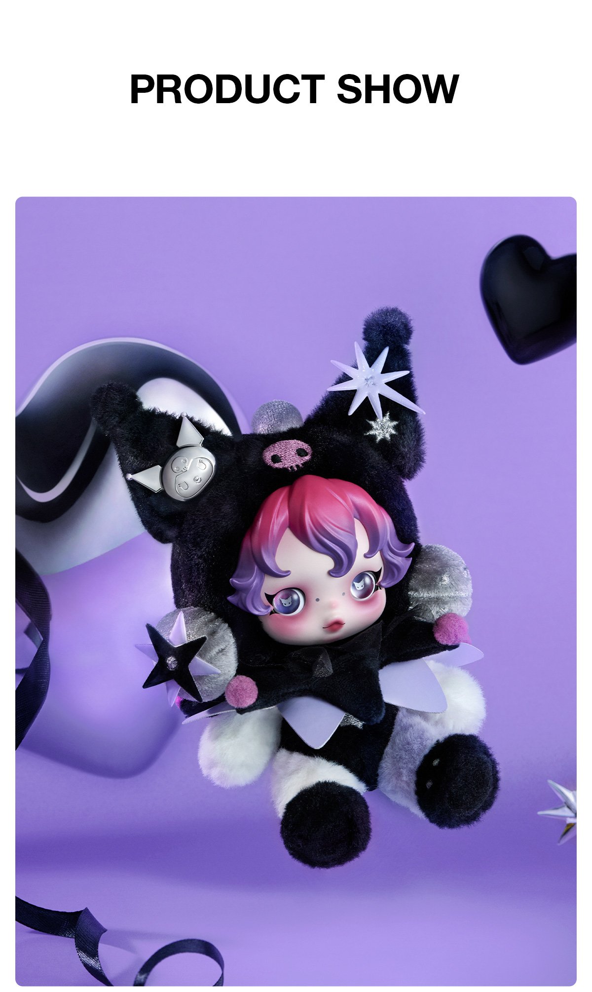 SKULLPANDA × KUROMI Plush - POP MART Official
