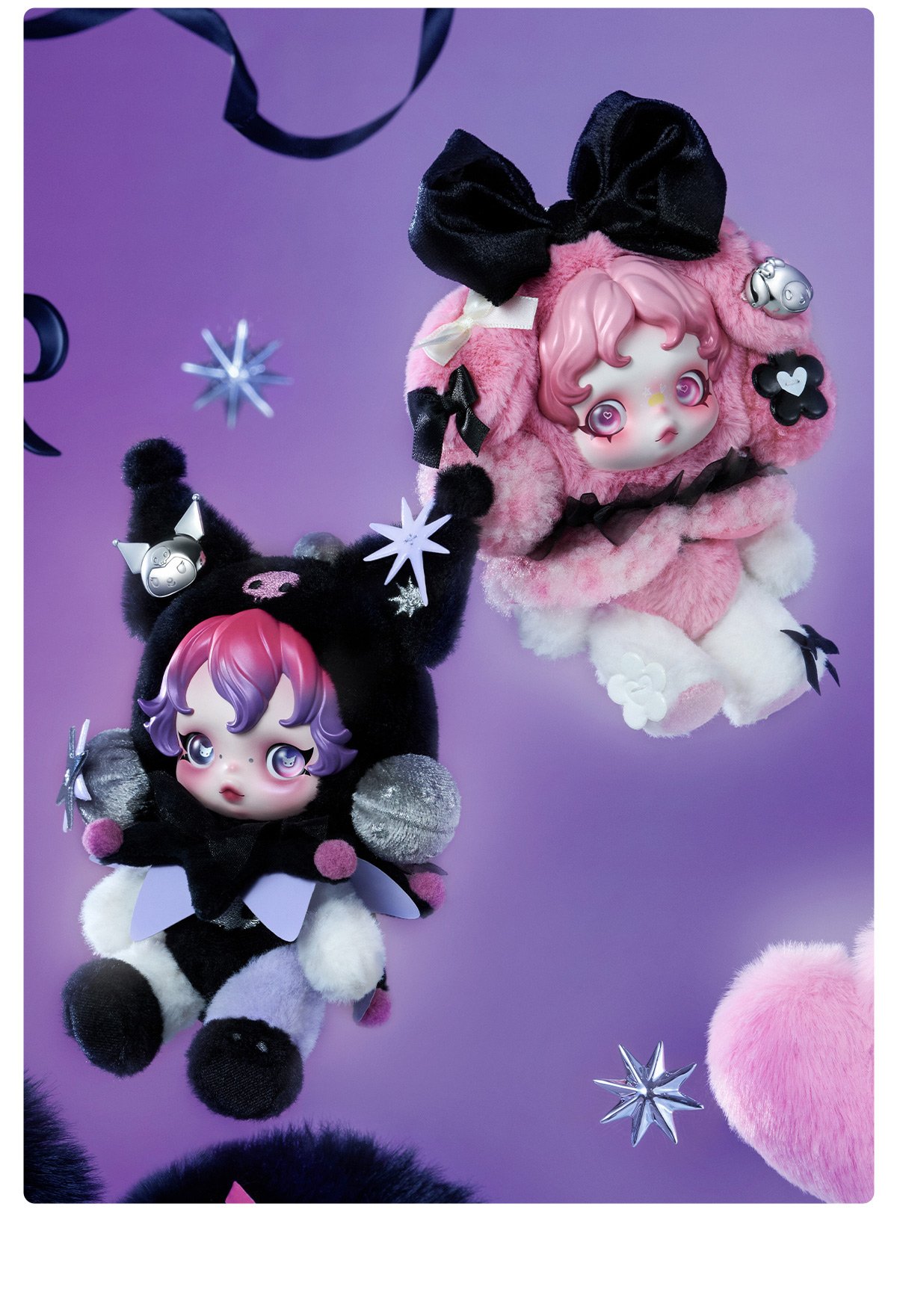 SKULLPANDA × MY MELODY Plush - POP MART Official