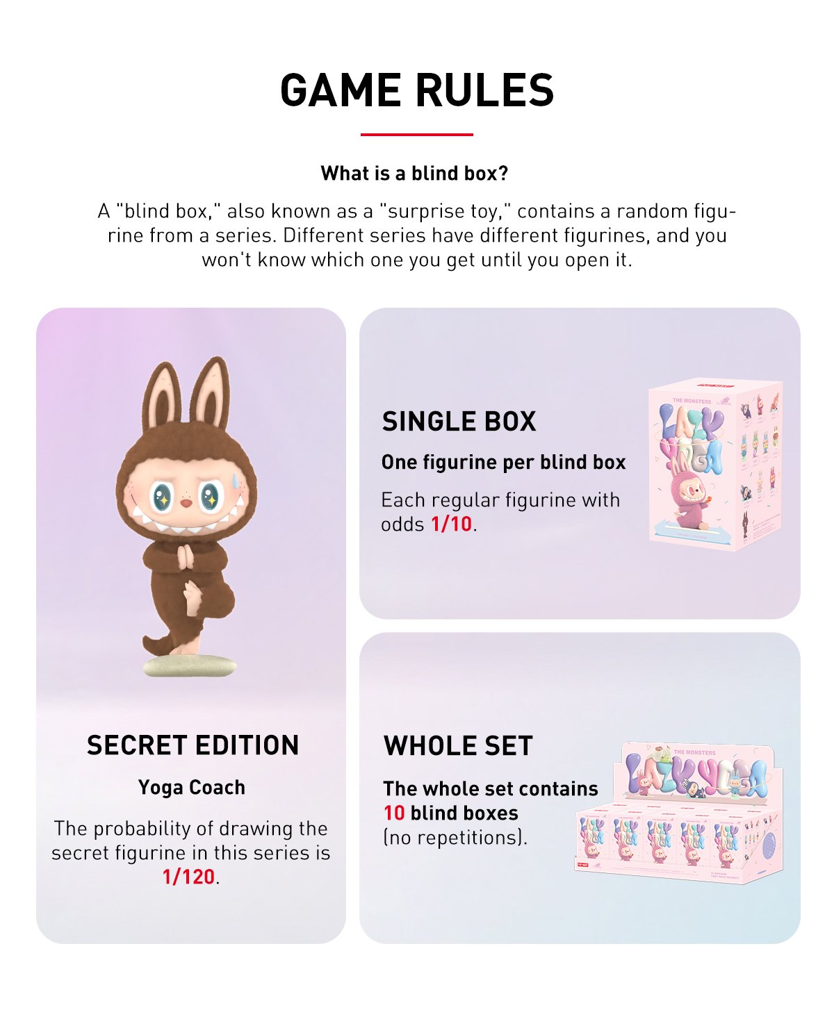 THE MONSTERS Lazy Yoga Series Figures | POP MART Official