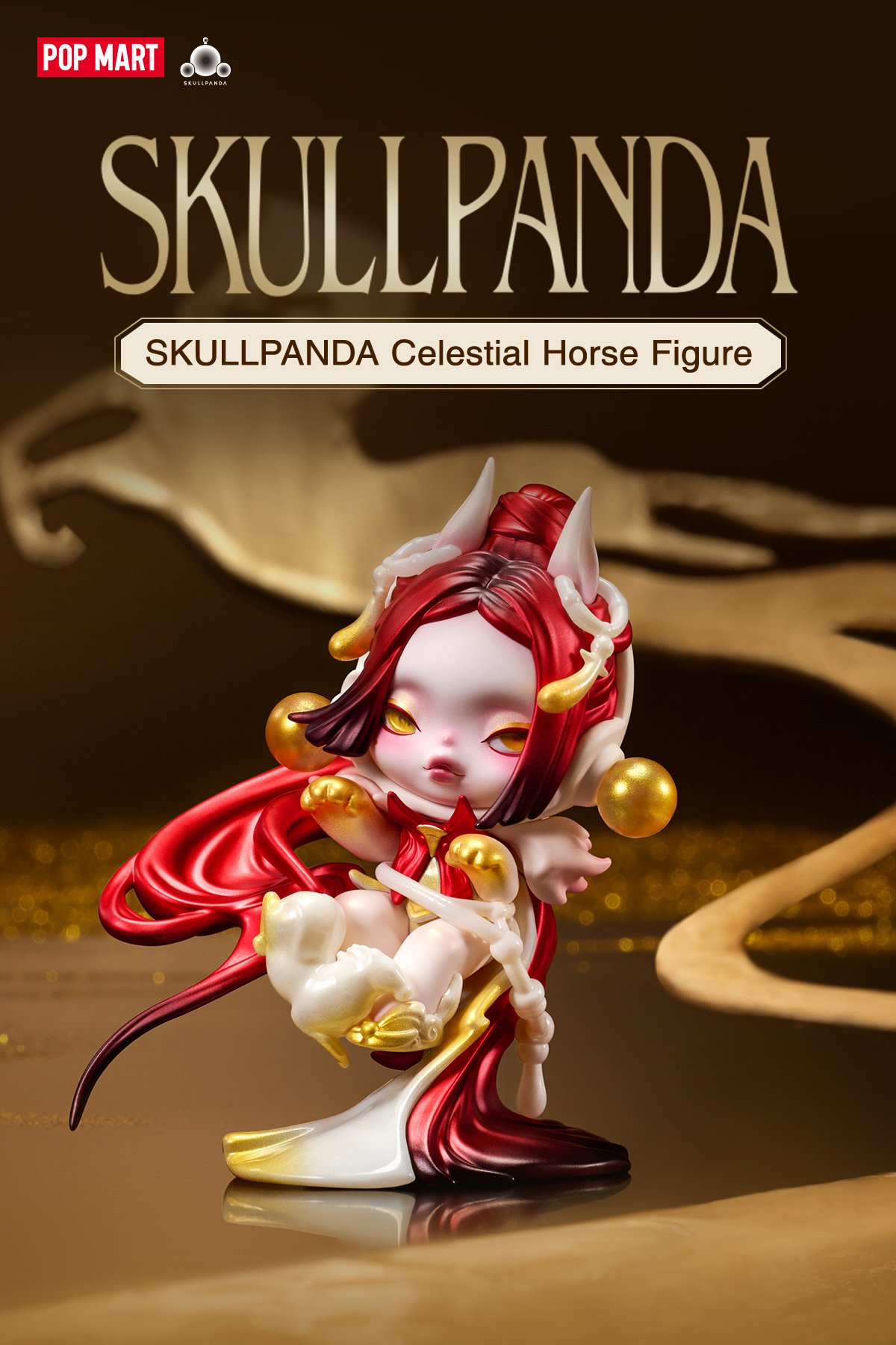 SKULLPANDA Celestial Horse Figure | POP MART Official
