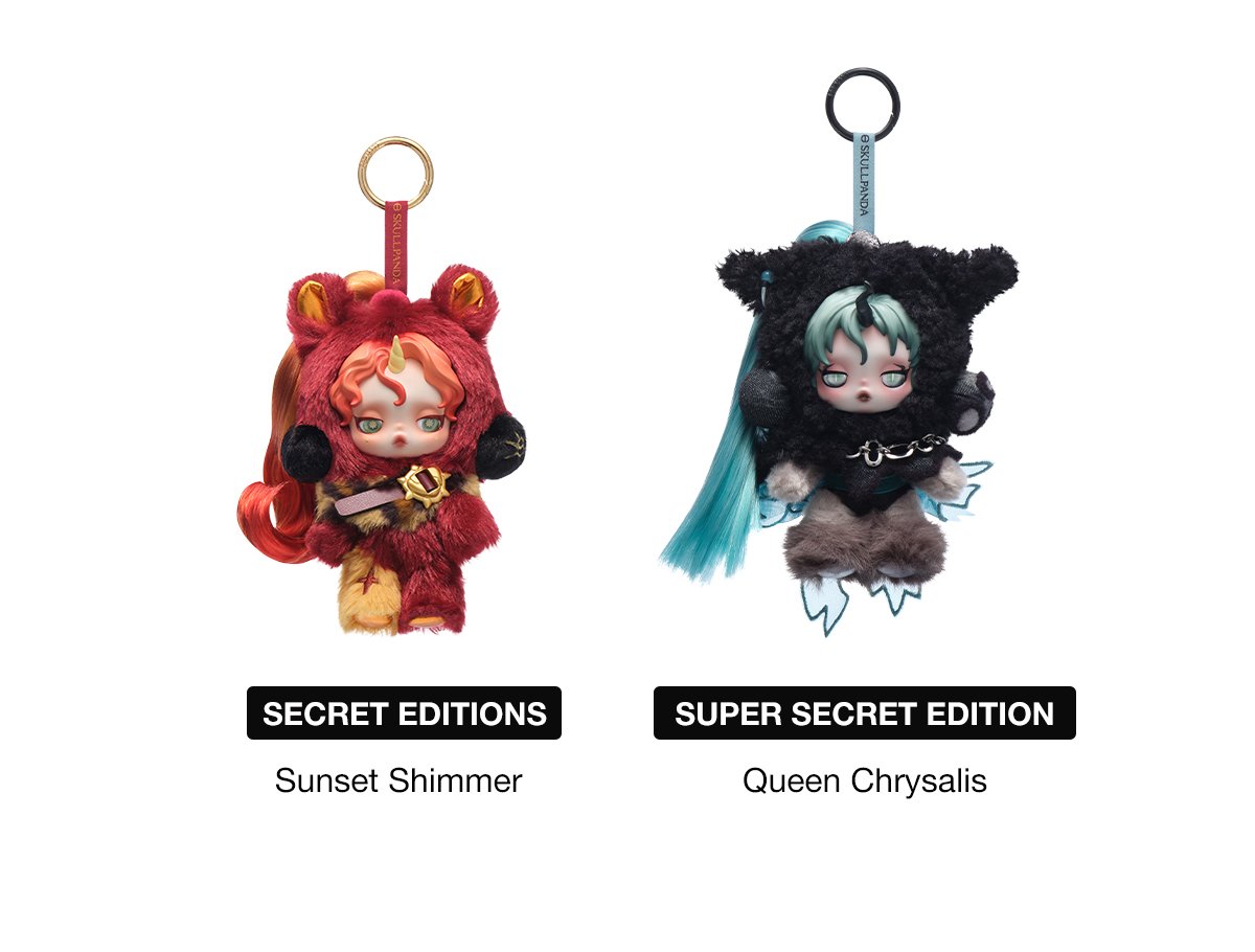 SKULLPANDA x My Little Pony Series Plush Doll Pendant | POP MART