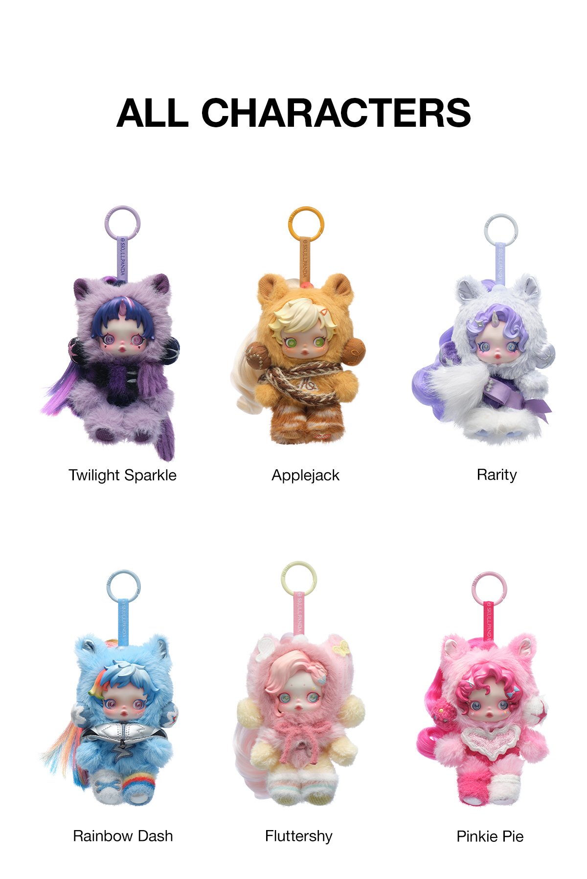 SKULLPANDA x My Little Pony Series Plush Doll Pendant - POP MART