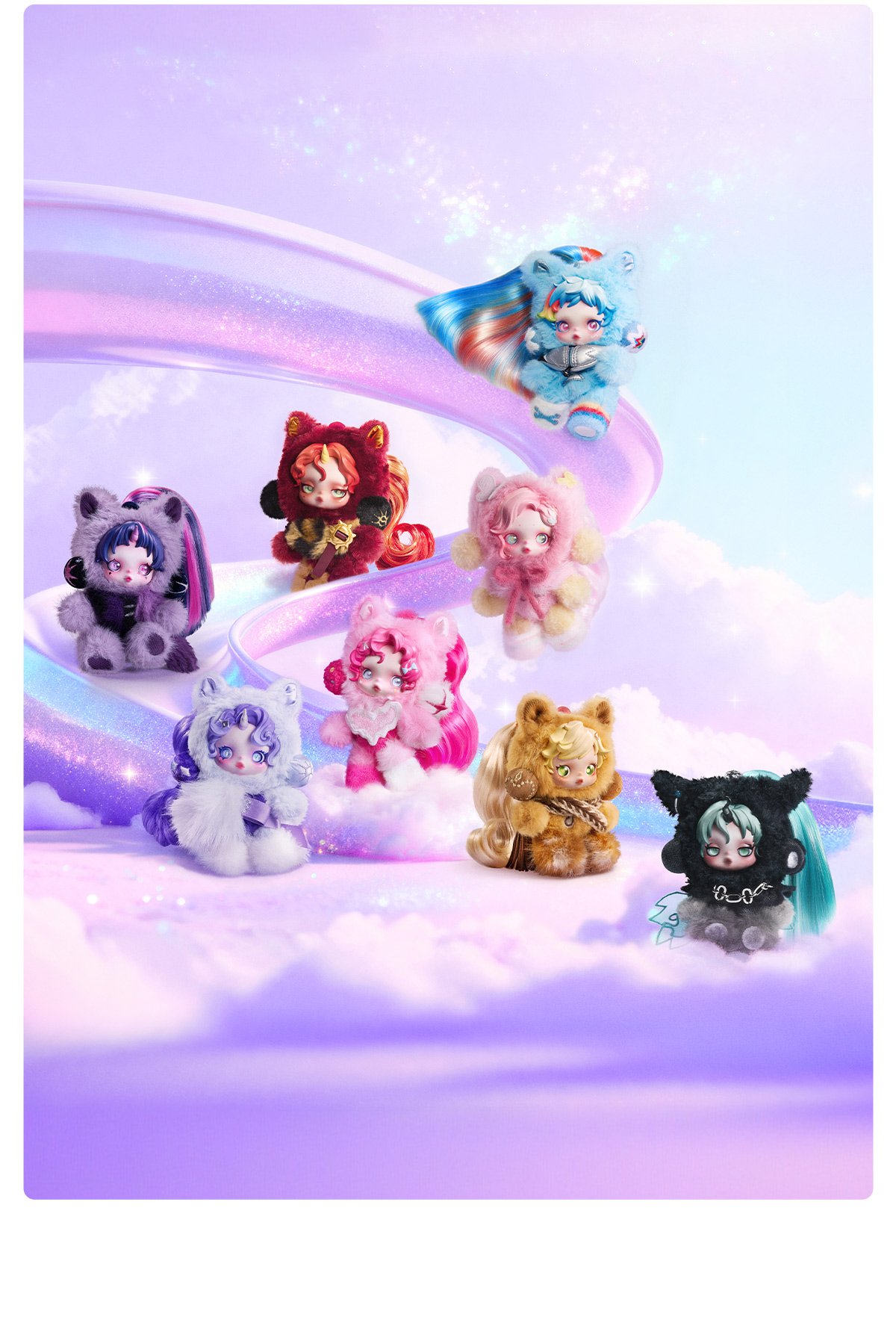 SKULLPANDA x My Little Pony Series Plush Doll Pendant - POP MART