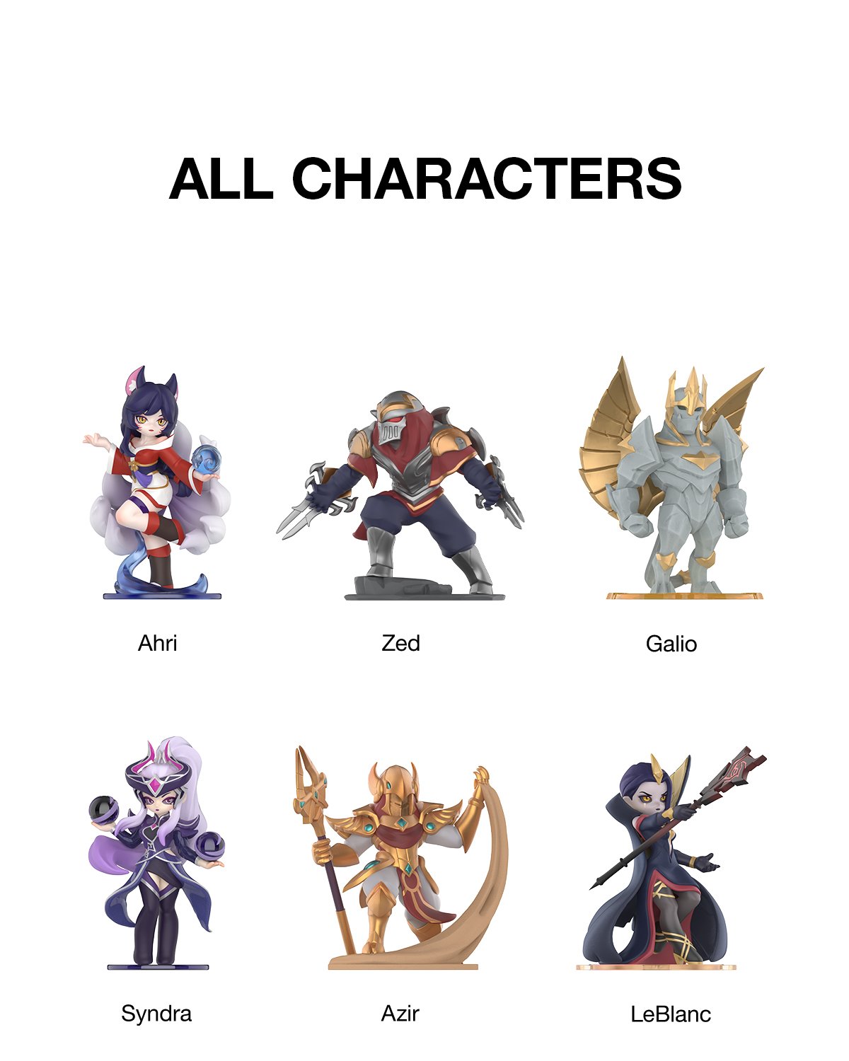 League of Legends Midlane Icons Series Figures - POP MART Official