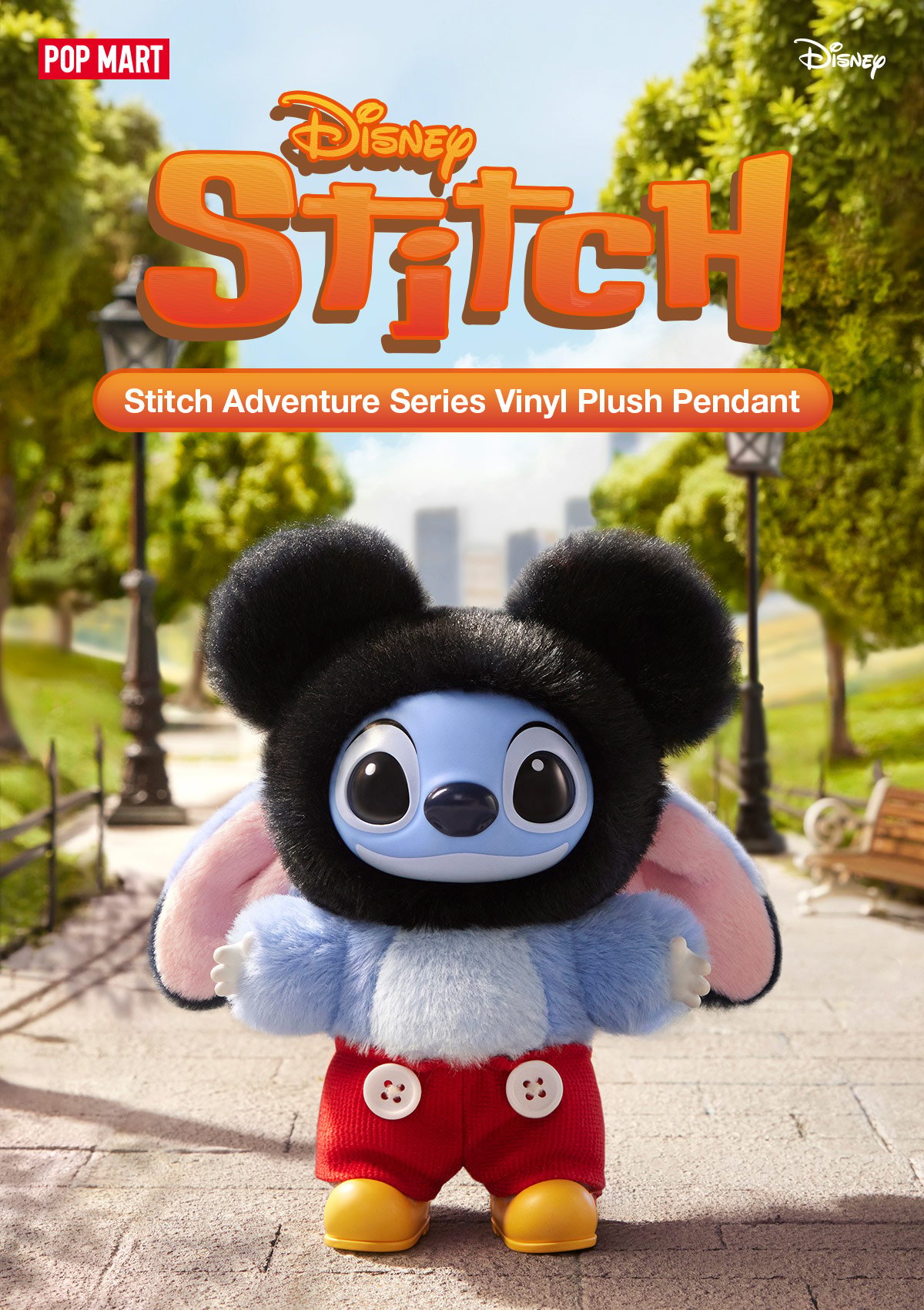 Stitch Adventure Series Vinyl Plush Pendant - POP MART Official