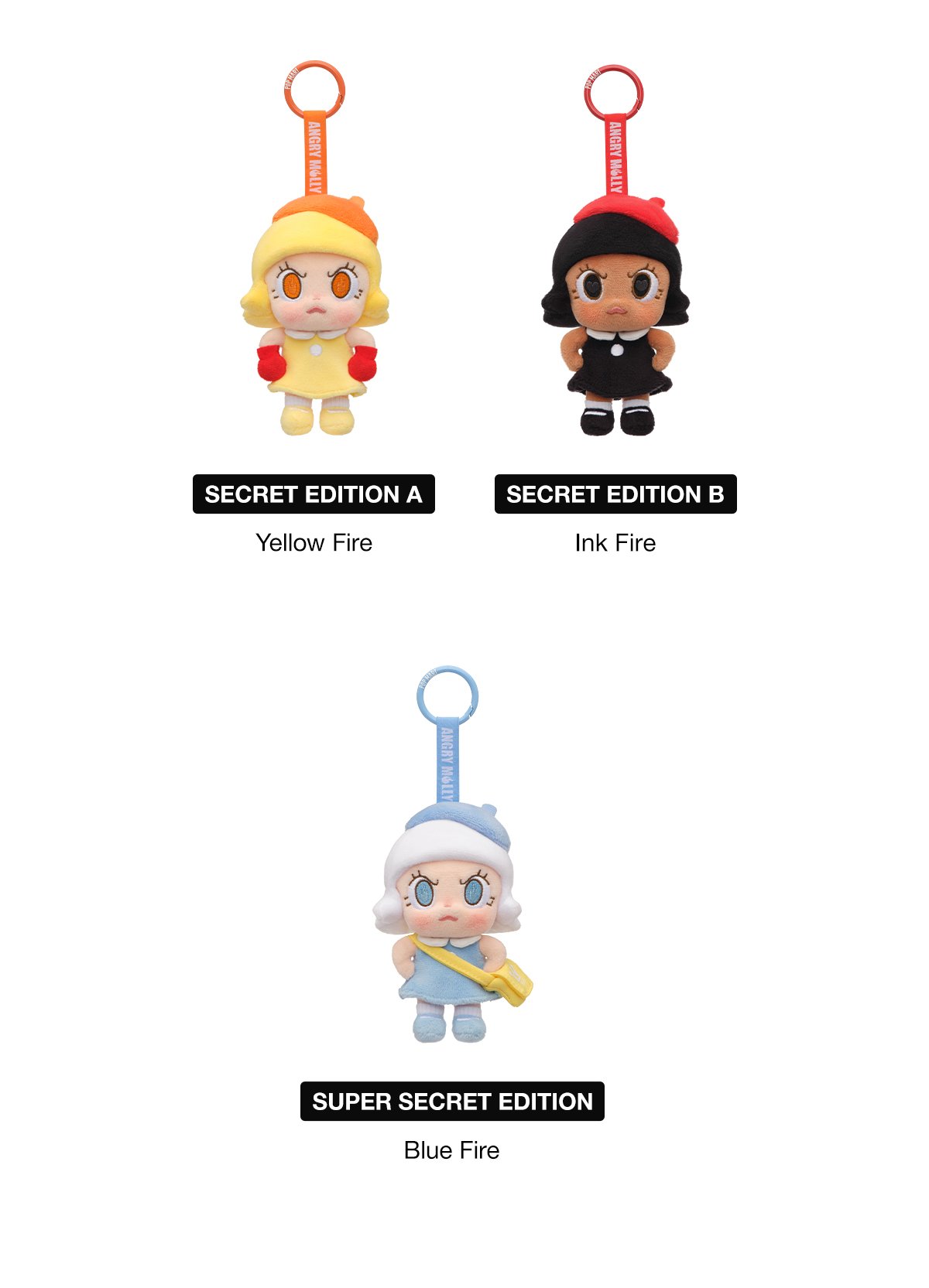 Angry Molly - Angry Energy Series Plush Pendant - POP MART Official