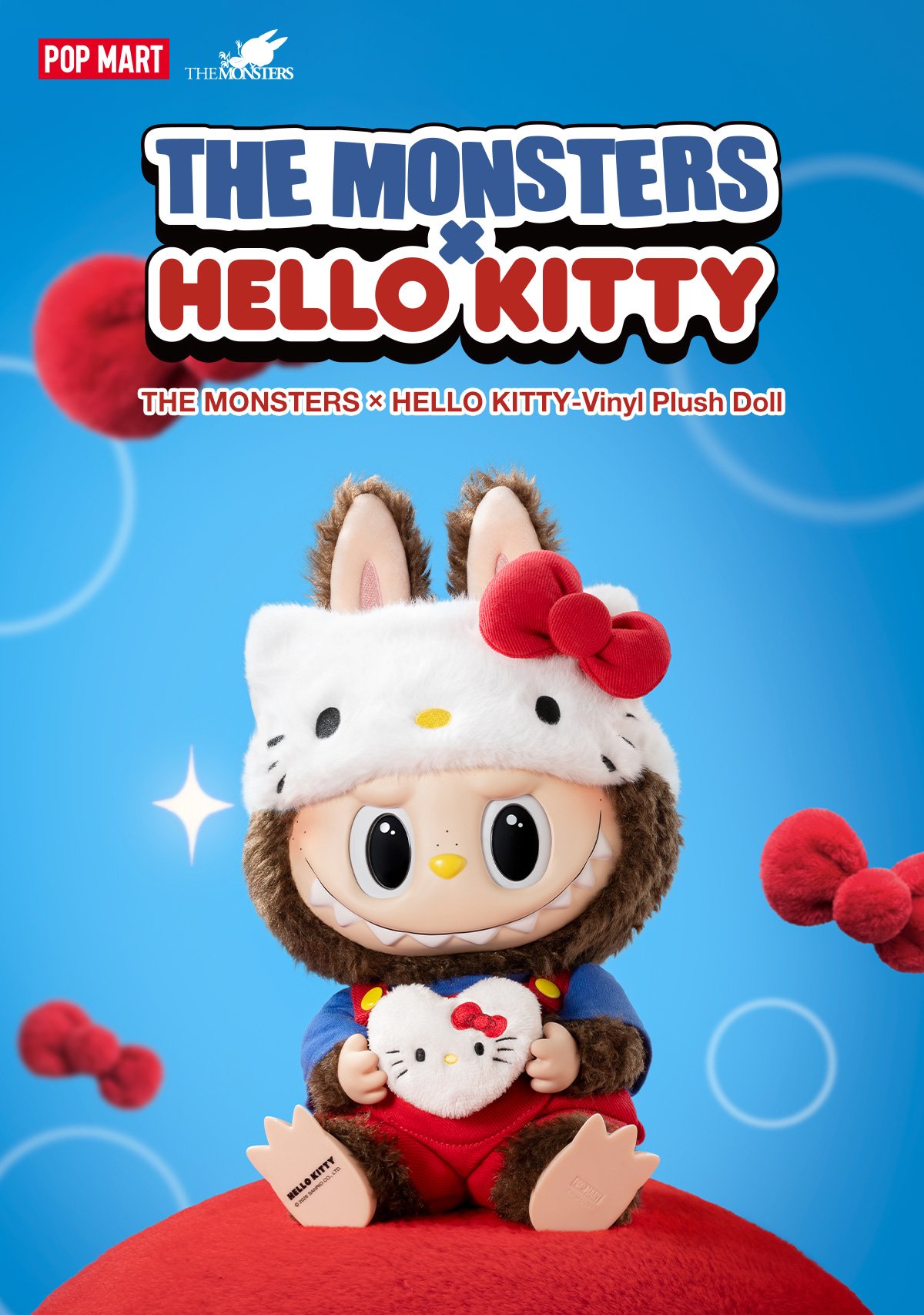 THE MONSTERS HELLO KITTY ぬいぐるみ ハローキティ THE MONSTERS × HELLO KITTY-Vinyl Plush Doll - POP MART Official