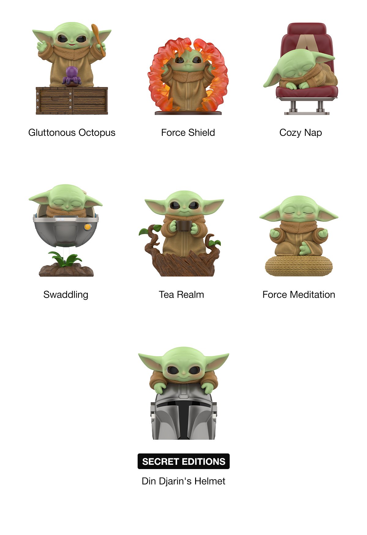 Star Wars Grogu Tiny But Mighty Series Figures - POP MART Official