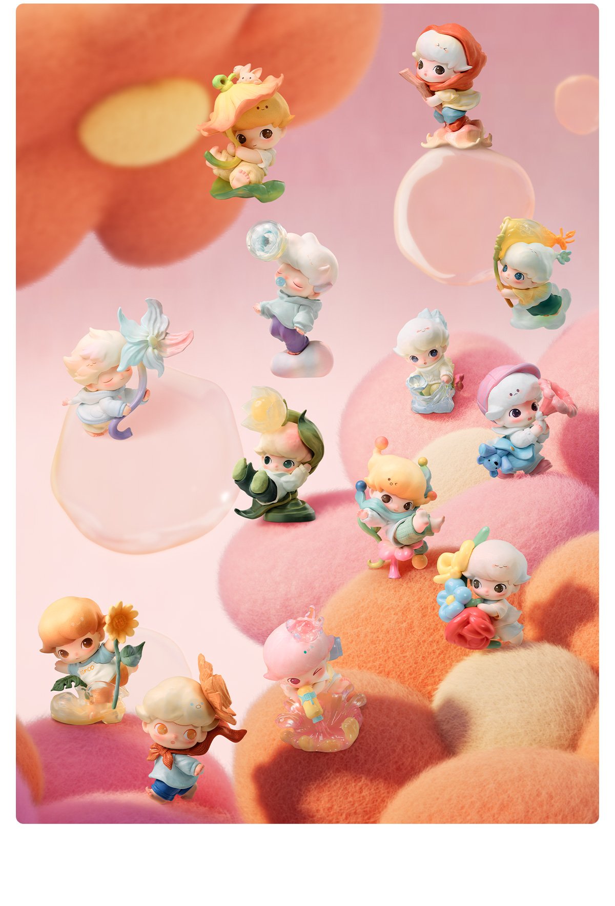 POPMART DIMOO Moments in Bloom シリーズ DIMOO Moments in Bloom Series Figures - POP MART Official
