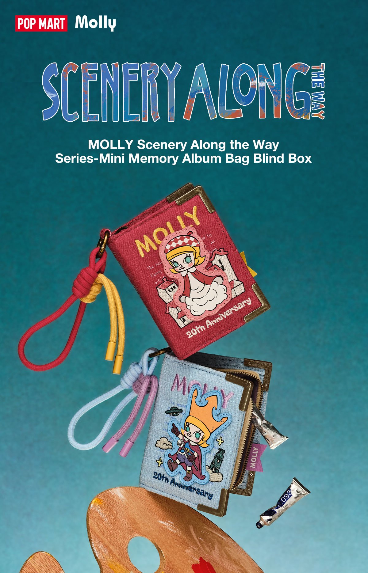 MOLLY Scenery Along the Way Series-Mini Memory Album Bag Blind Box